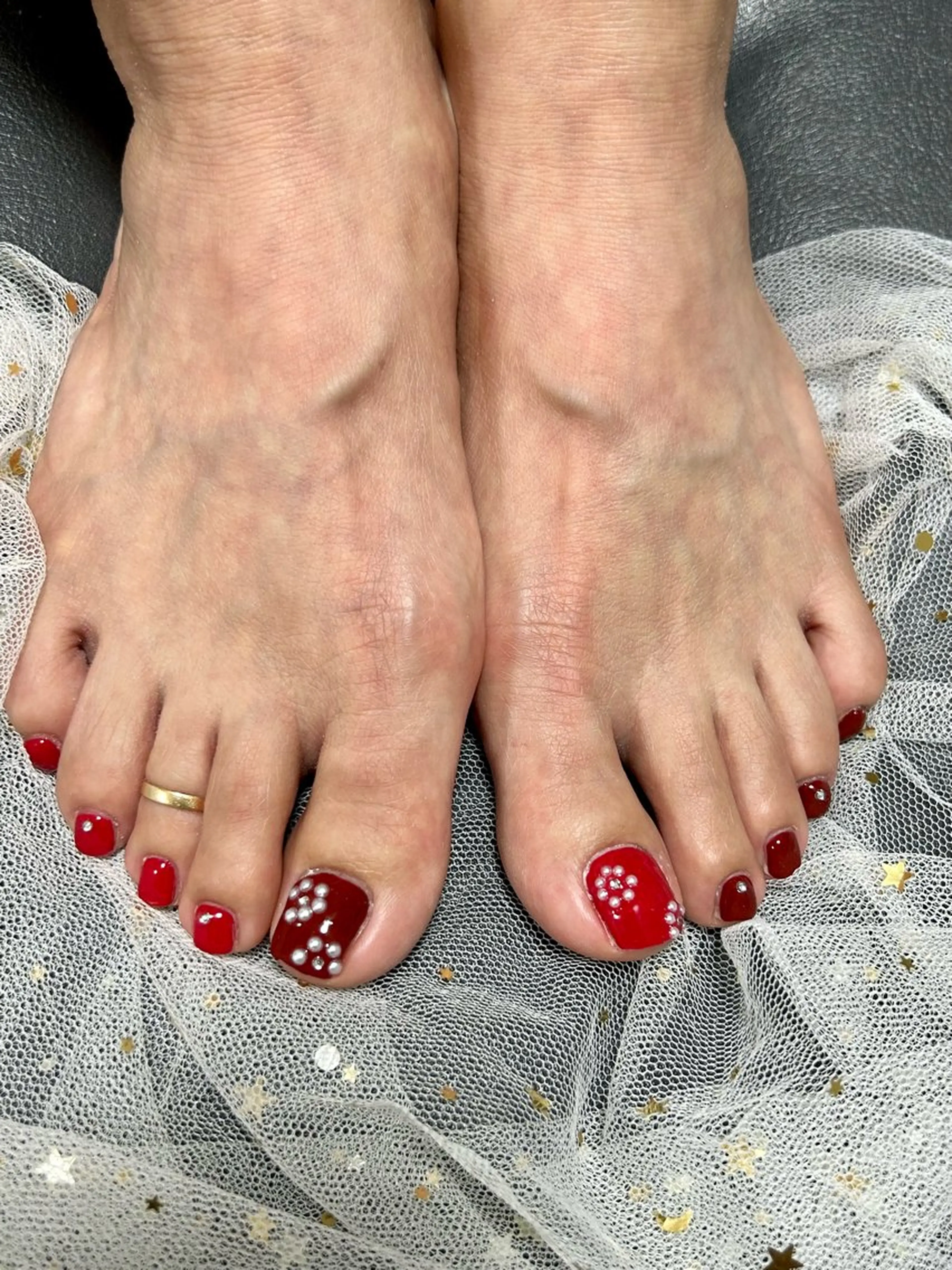 ネイル フットネイル コウ ヨウのネイルデザイン