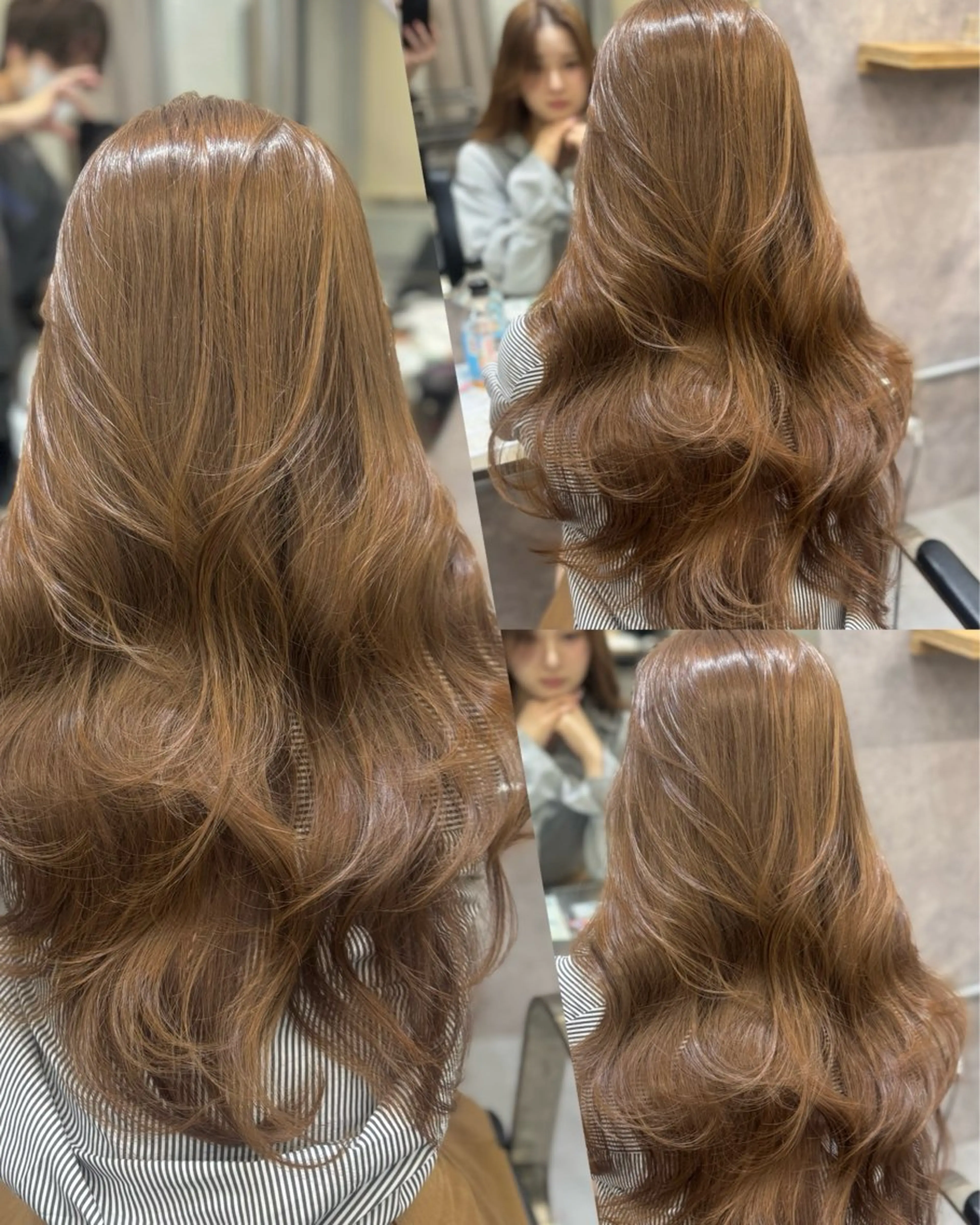 ロング カラー 宮本 優のヘアスタイル