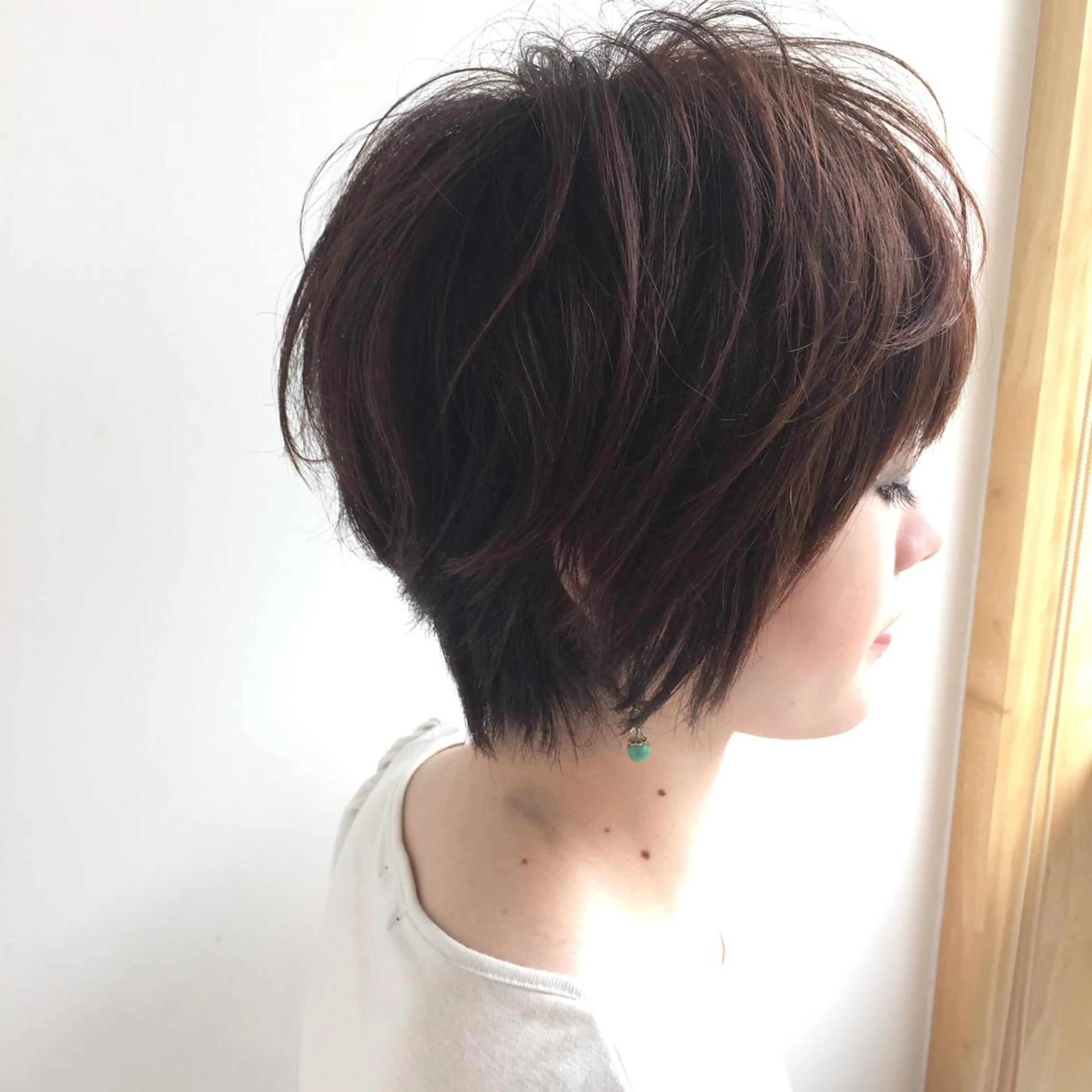 ショート 縮毛矯正/ 髪質改善 /ショート　圍　崇行のヘアスタイル