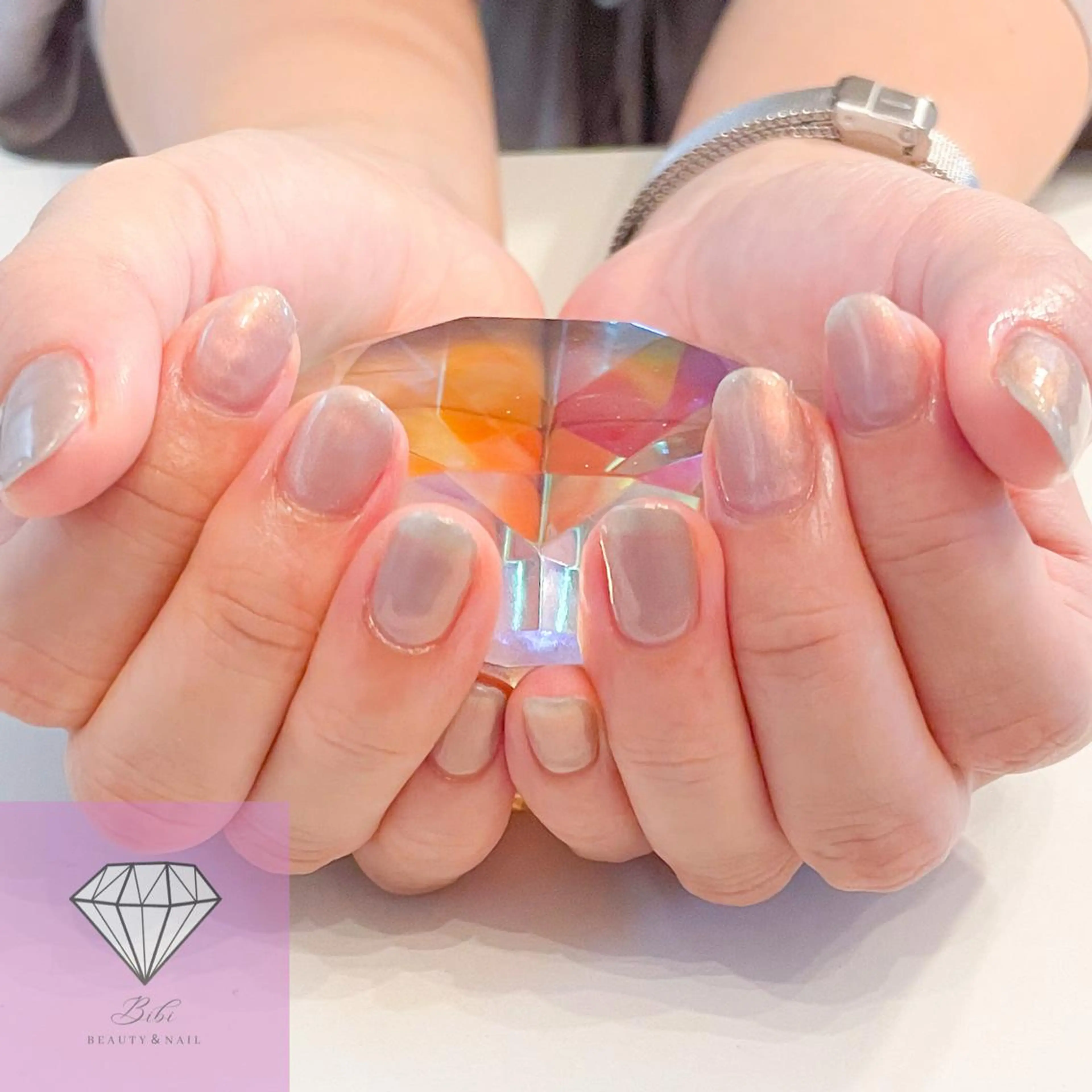 ネイル ワンカラーネイル ハンドネイル ネイルサロン💎 Bibiのネイルデザイン