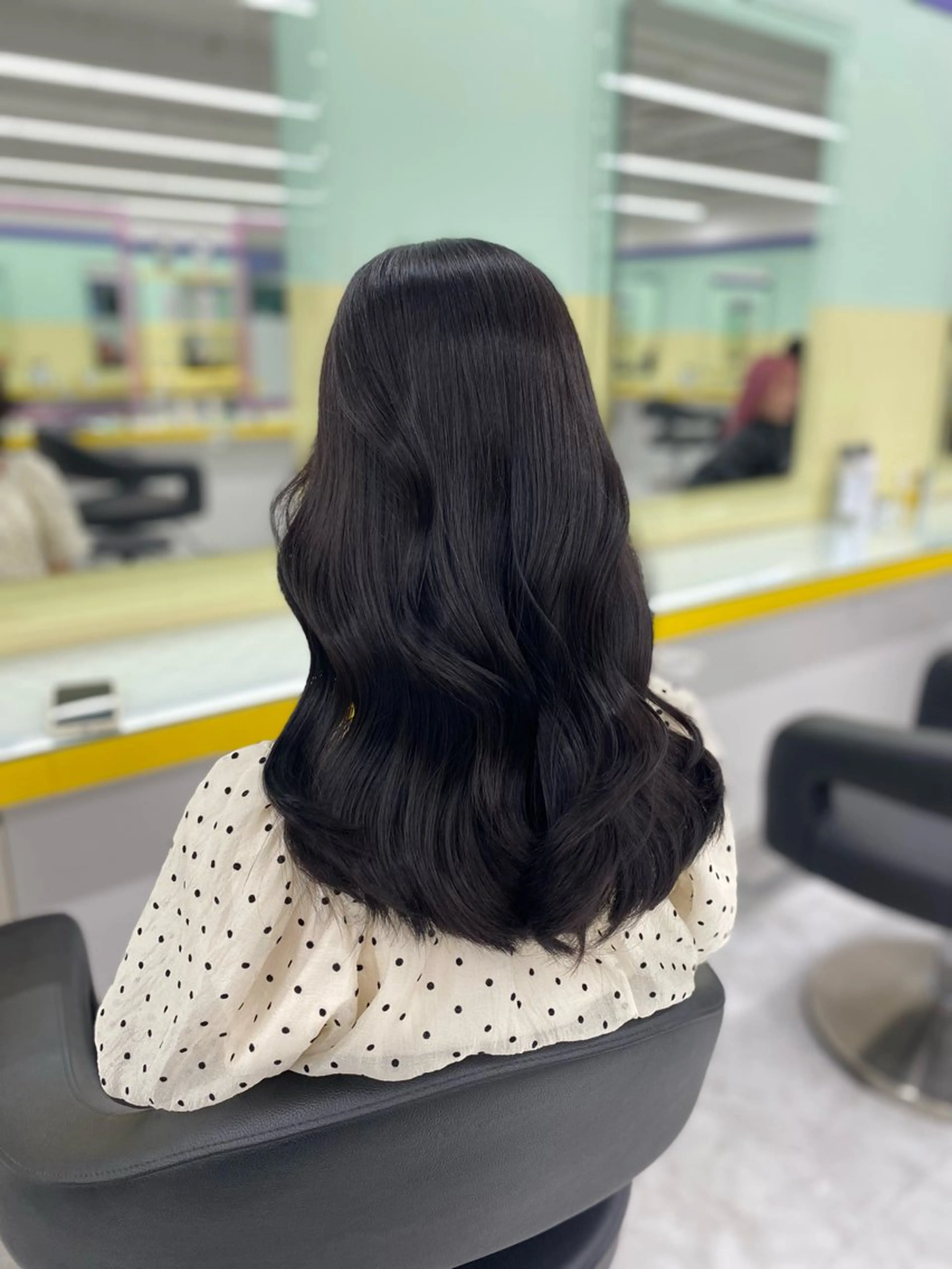 セミロング カラー パーマ ヘアアレンジ メンズ キッズ メンズブリーチ ブリーチ 透明感カラー ディープラベンダー ラベンダーカラー ヘアカラー 💖横浜ブリーチなし 💖MIHOのヘアスタイル