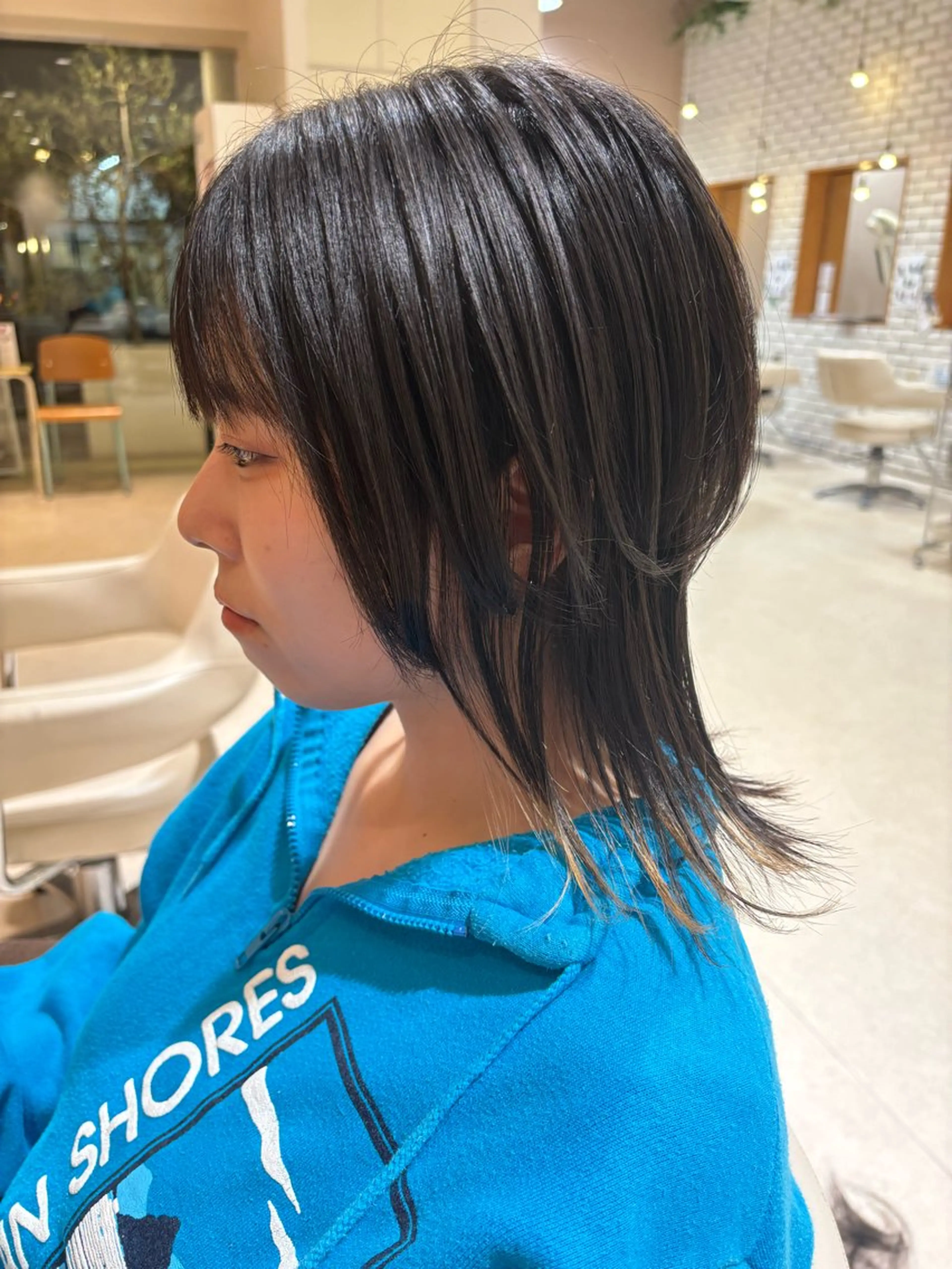 ミディアム 南 颯七のヘアスタイル