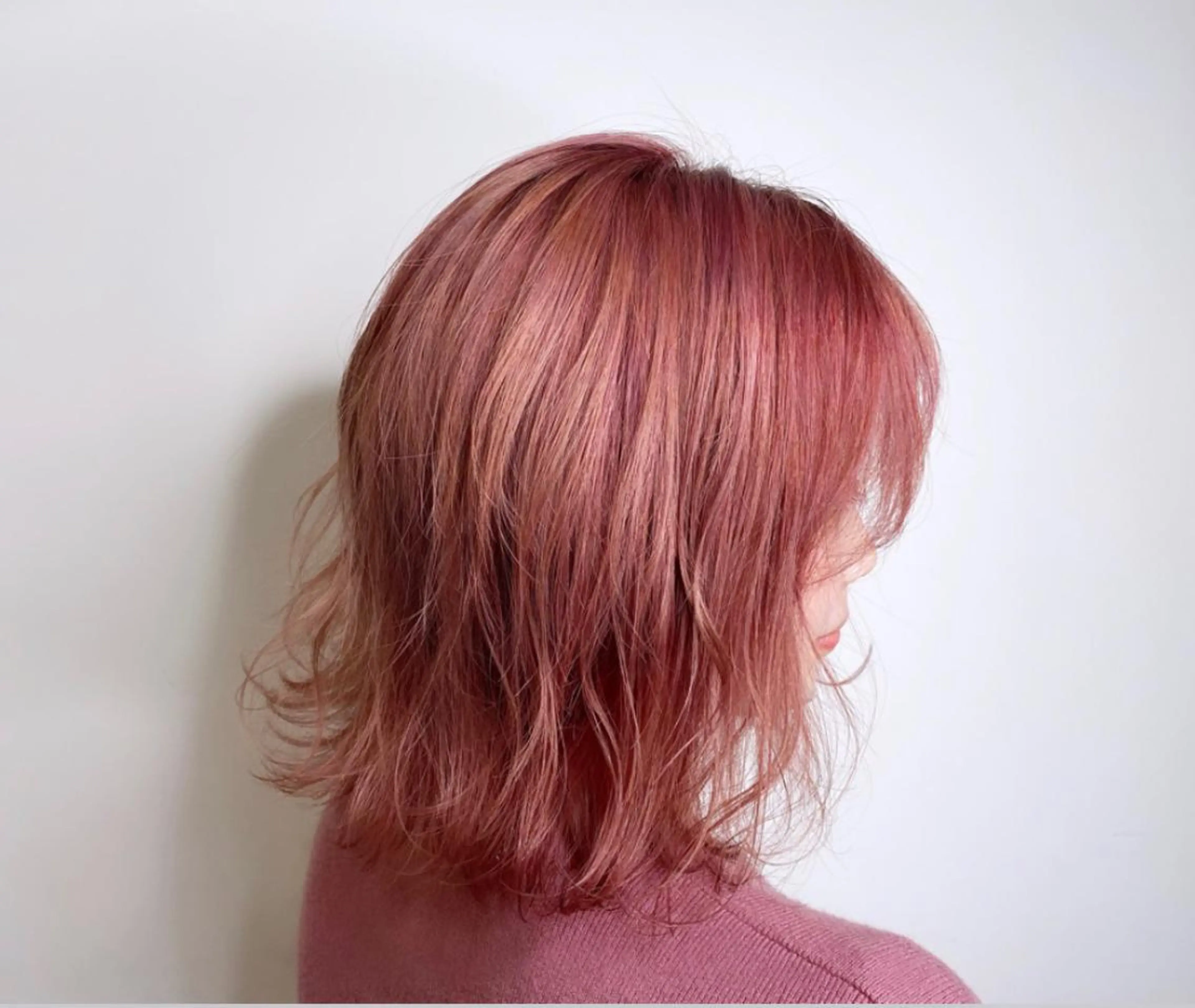 ショート カラー ヘアアレンジ ピンクカラー アイラッシュ/美容室 個室/瀬戸 一菜のヘアスタイル