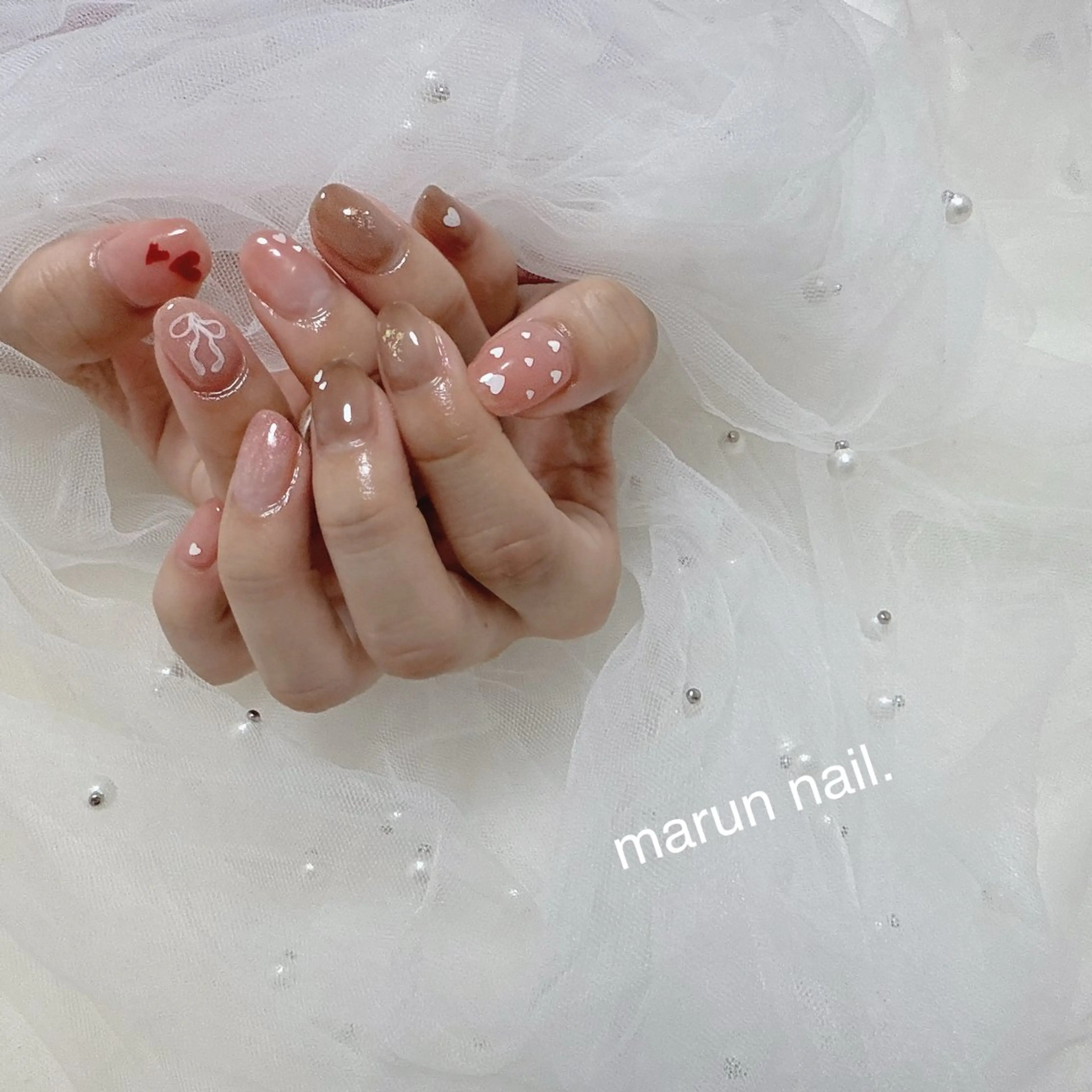 ネイル ハンドネイル marun._ megumi.のネイルデザイン