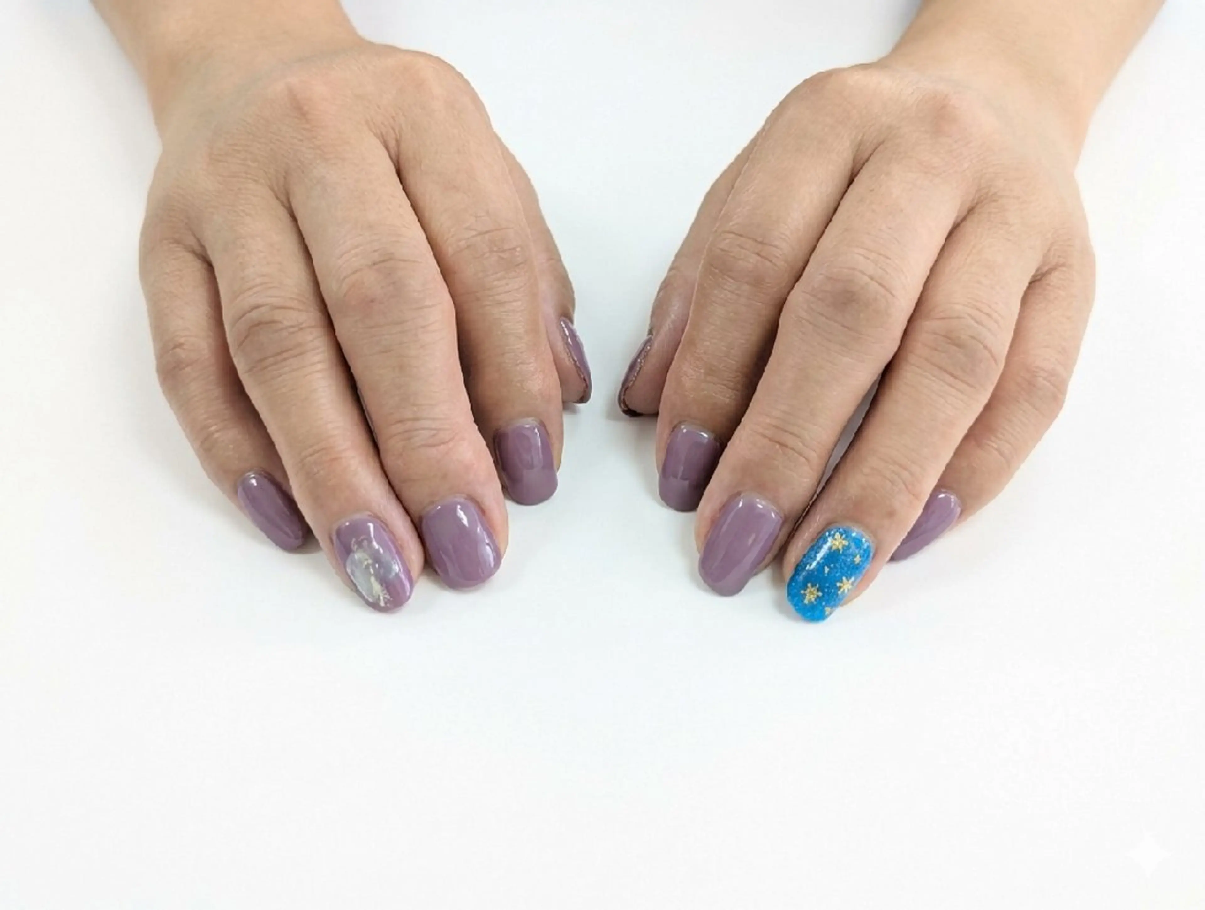 ネイル アートネイル ワンカラーネイル セプトアカデミー ayaのネイルデザイン