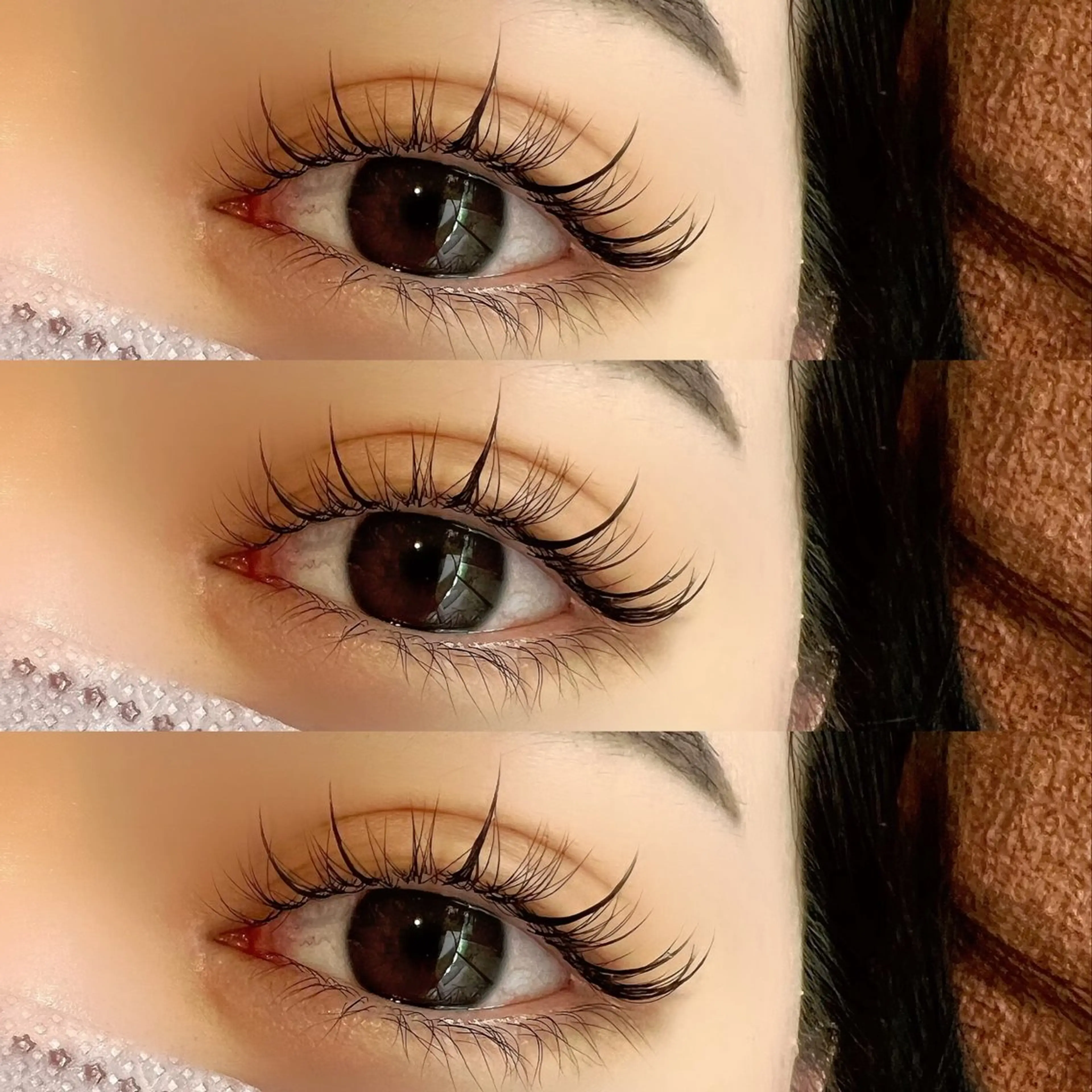 【マツエク】フラットラッシュ120本/コーティング付きの写真