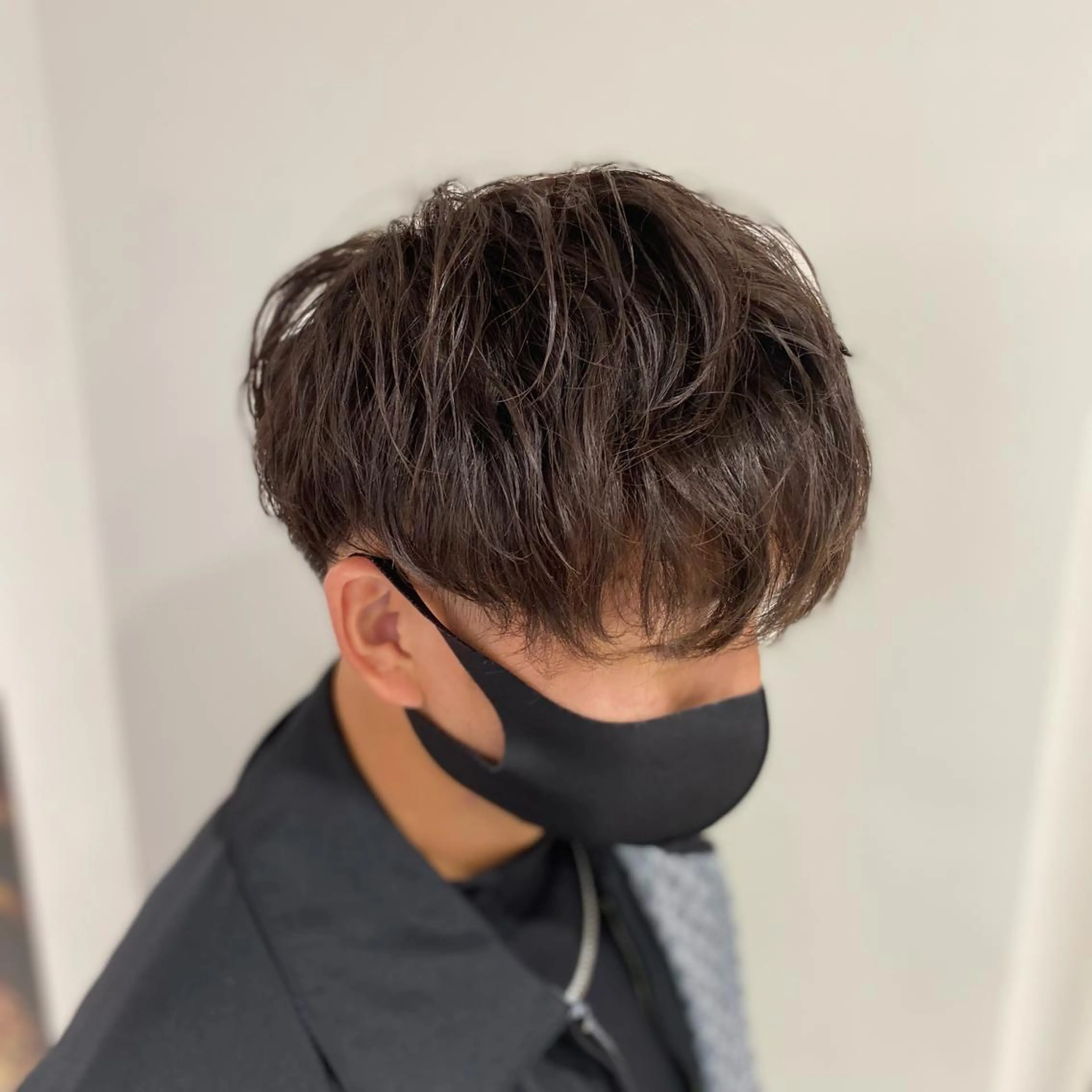 ショート パーマ メンズ カット パーマ 橋本 琉磨のヘアスタイル