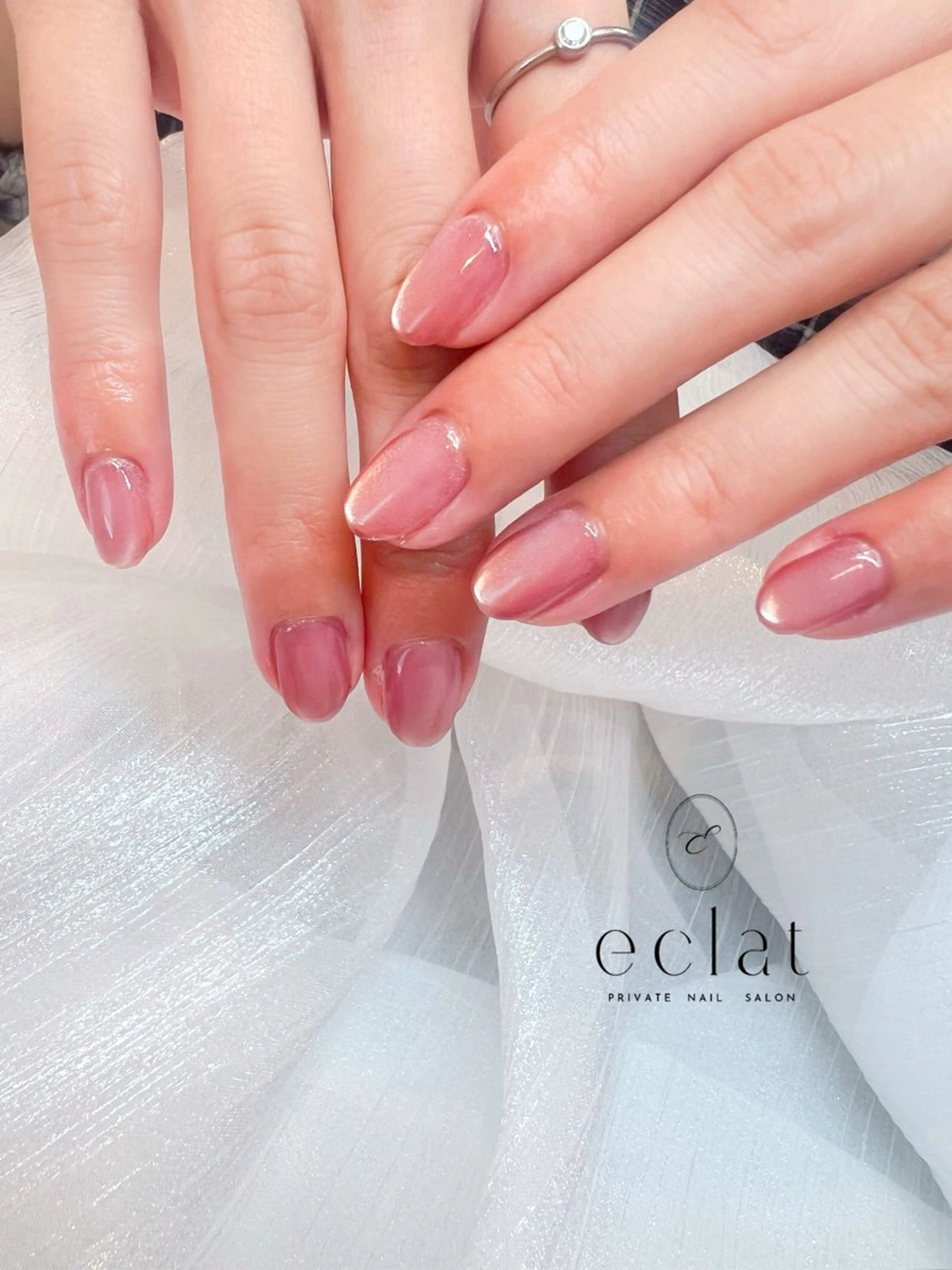 セミロング eclat.nail エクラネイルのネイルデザイン