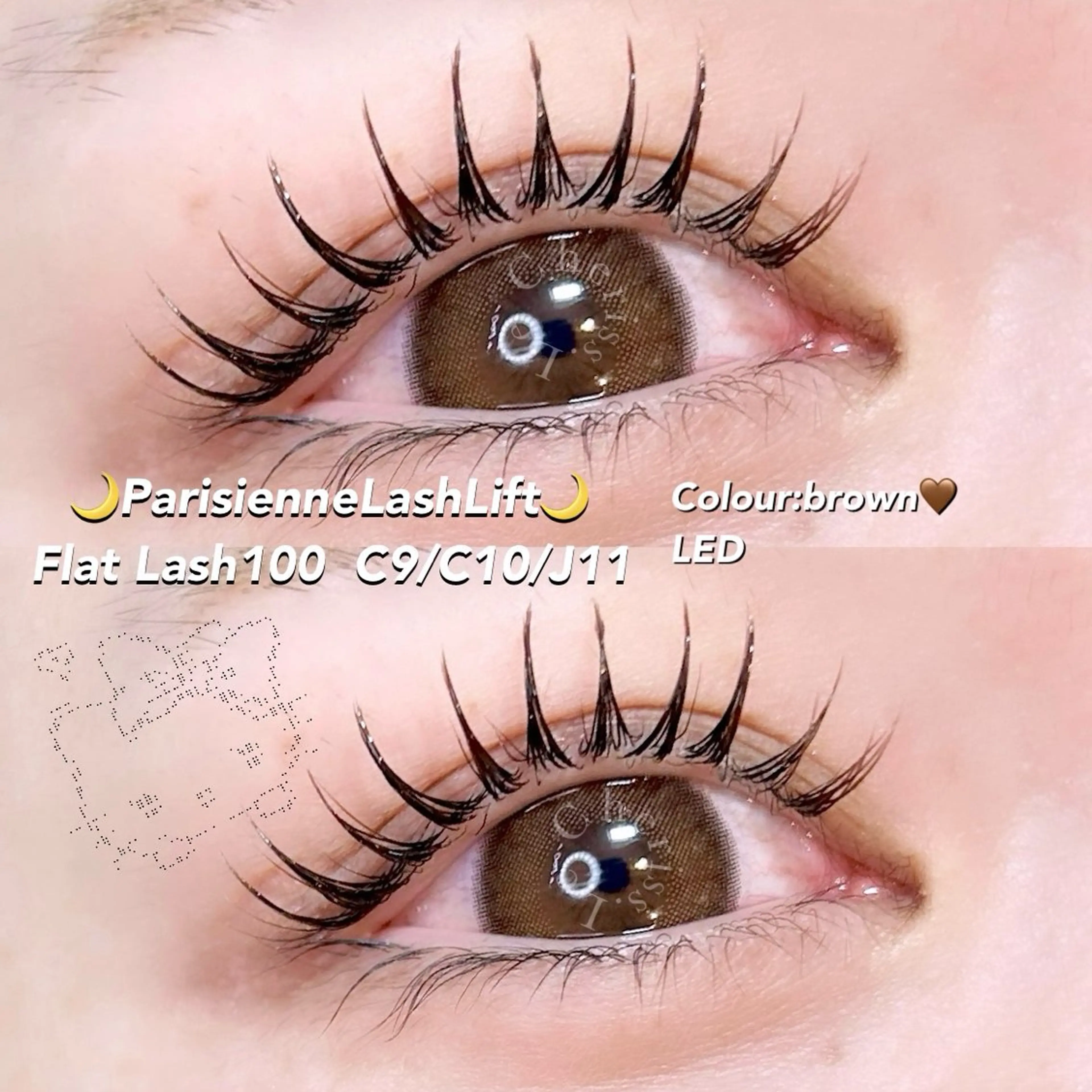 マツエク・マツパ 💌 ユイ✮パリエクのマツエク・マツパデザイン