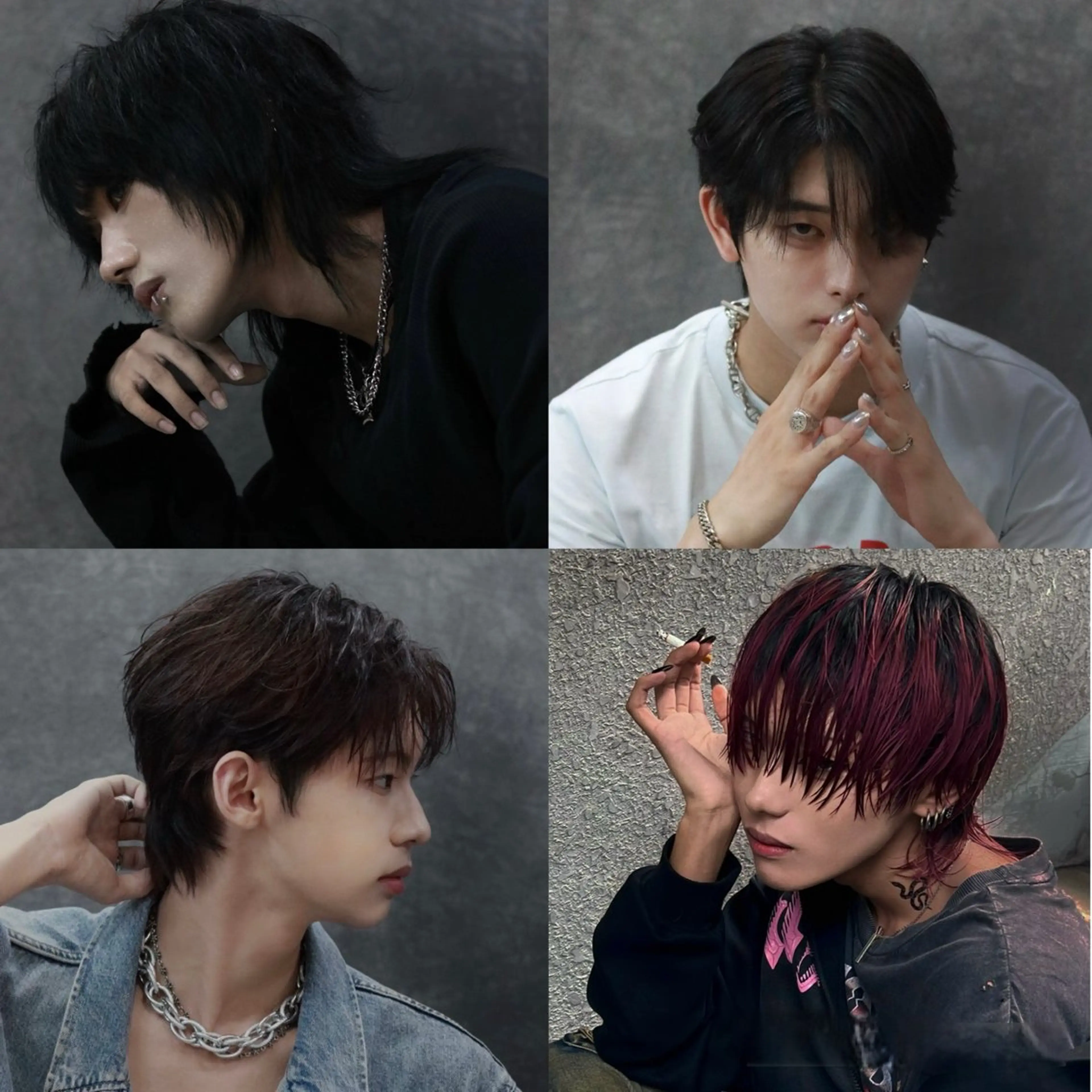 セミロング メンズ カット 縮毛矯正 メンズカット特化🐺 メンズウルフ/置塩祥のヘアスタイル