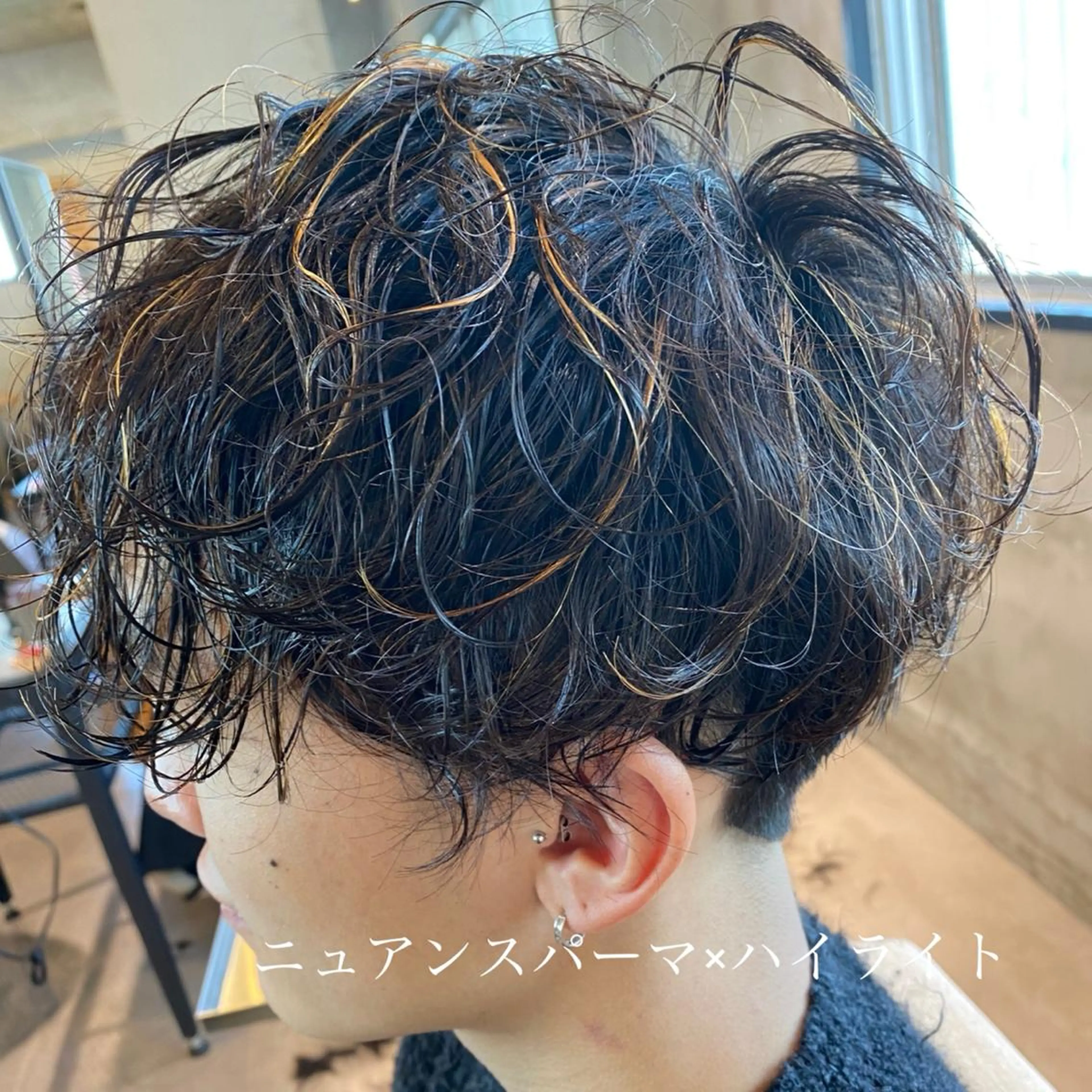 ショート カラー パーマ メンズ カット ヘアカラー ✂︎メンズ特化✂︎ 竹内貴則のヘアスタイル