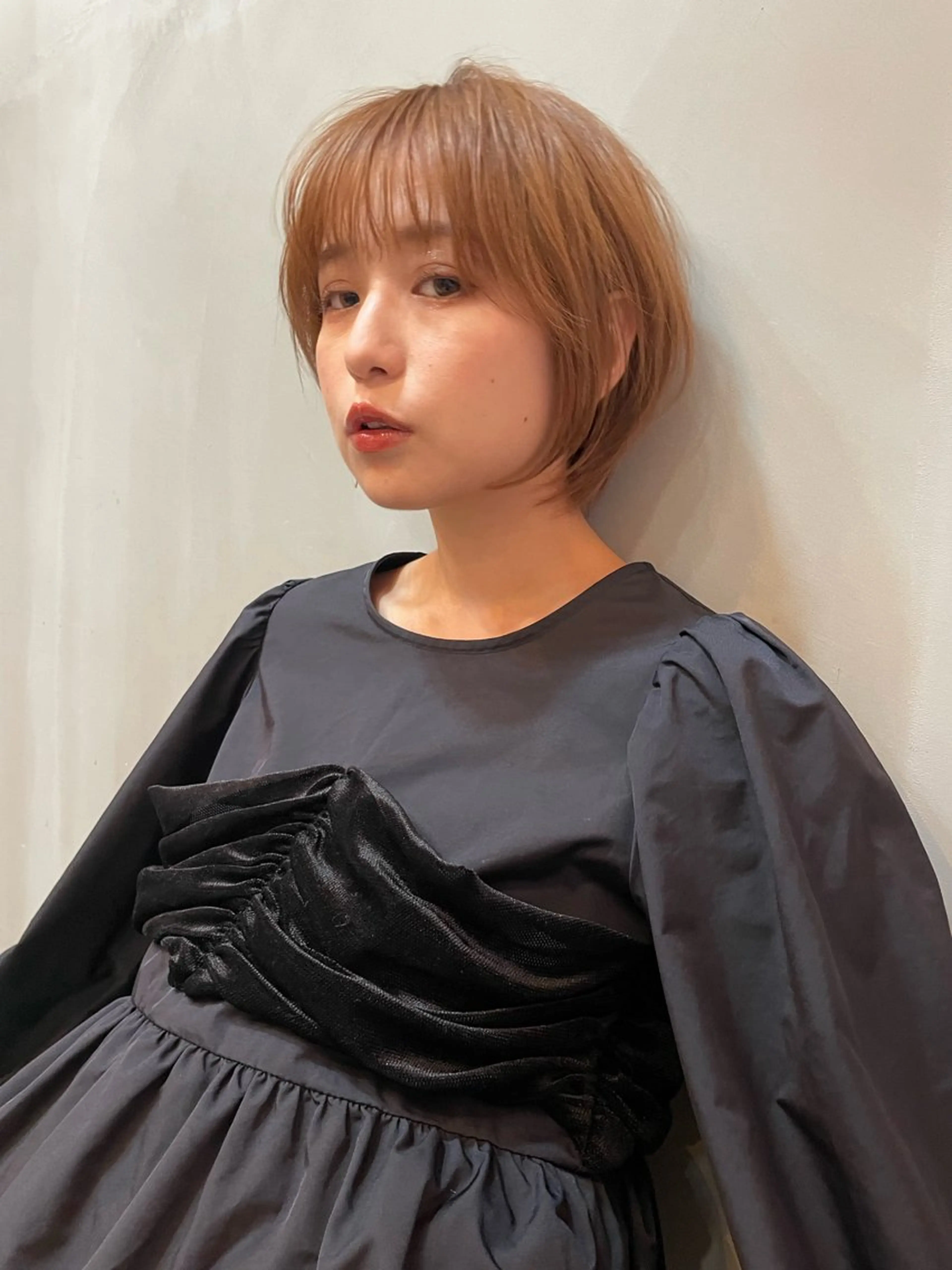 ショート カラー カット ヘアカラー トリートメント ショート/ボブ/ 心斎橋/宮脇美奈のヘアスタイル