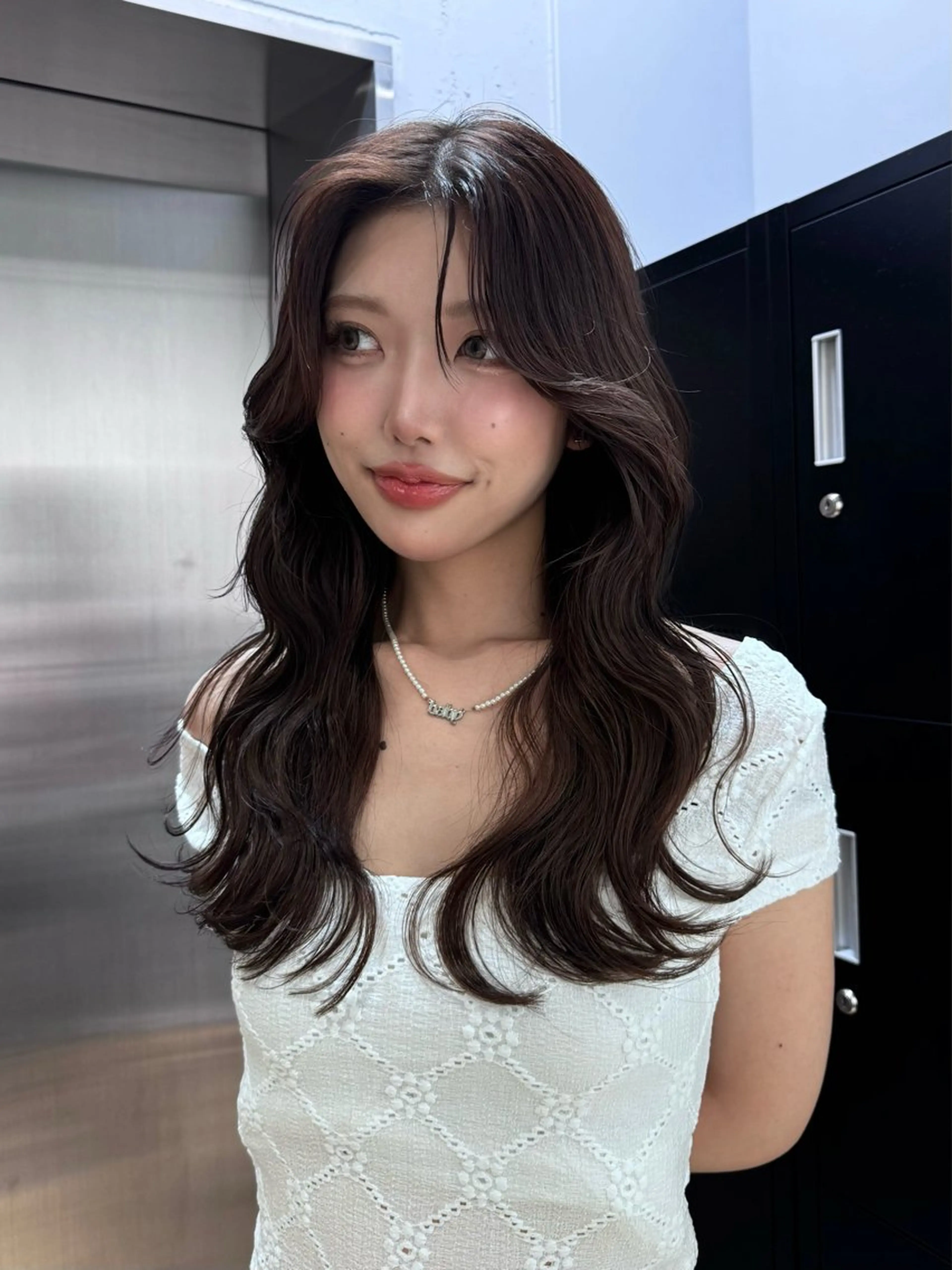 ロング カラー ヘアアレンジ ヘアカラー 原宿・デザインカラー YUI🤍ྀིのヘアスタイル