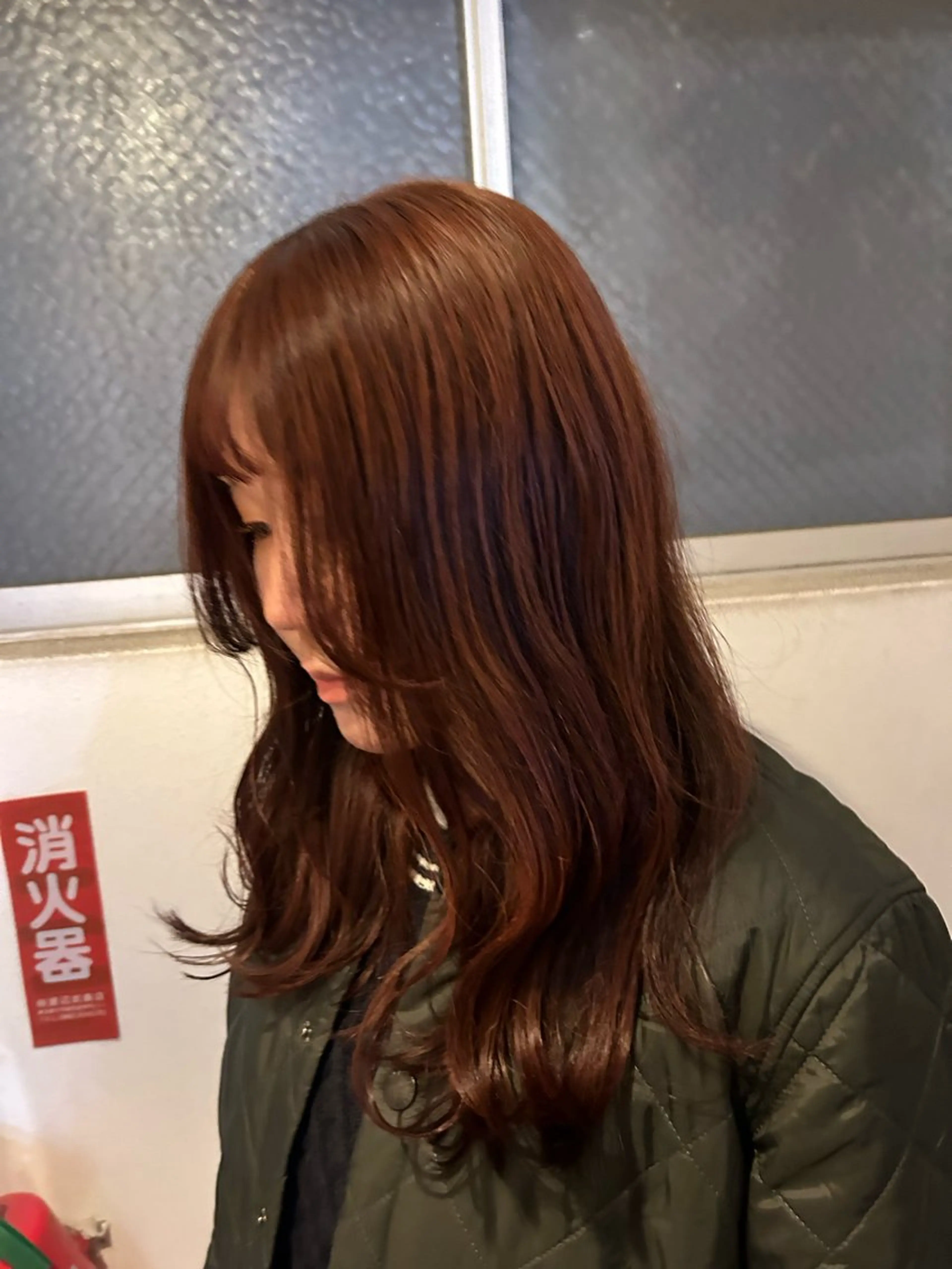 ミディアム カラー 髪質改善 愛結 暖色カラー🎀🩰のヘアスタイル