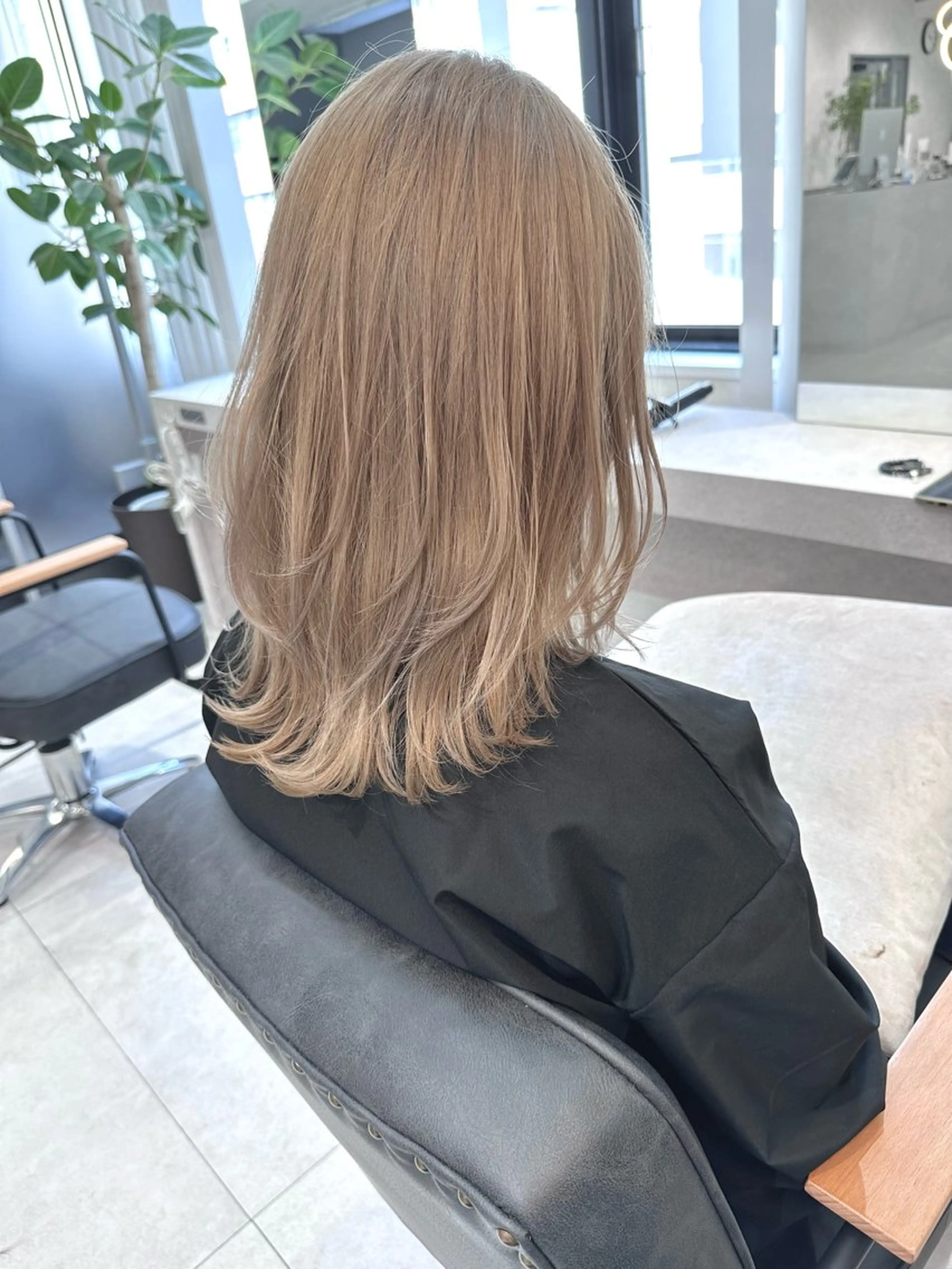 セミロング ヘアカラー トリートメント 💎lino _by _ACNE💎 🧸のヘアスタイル