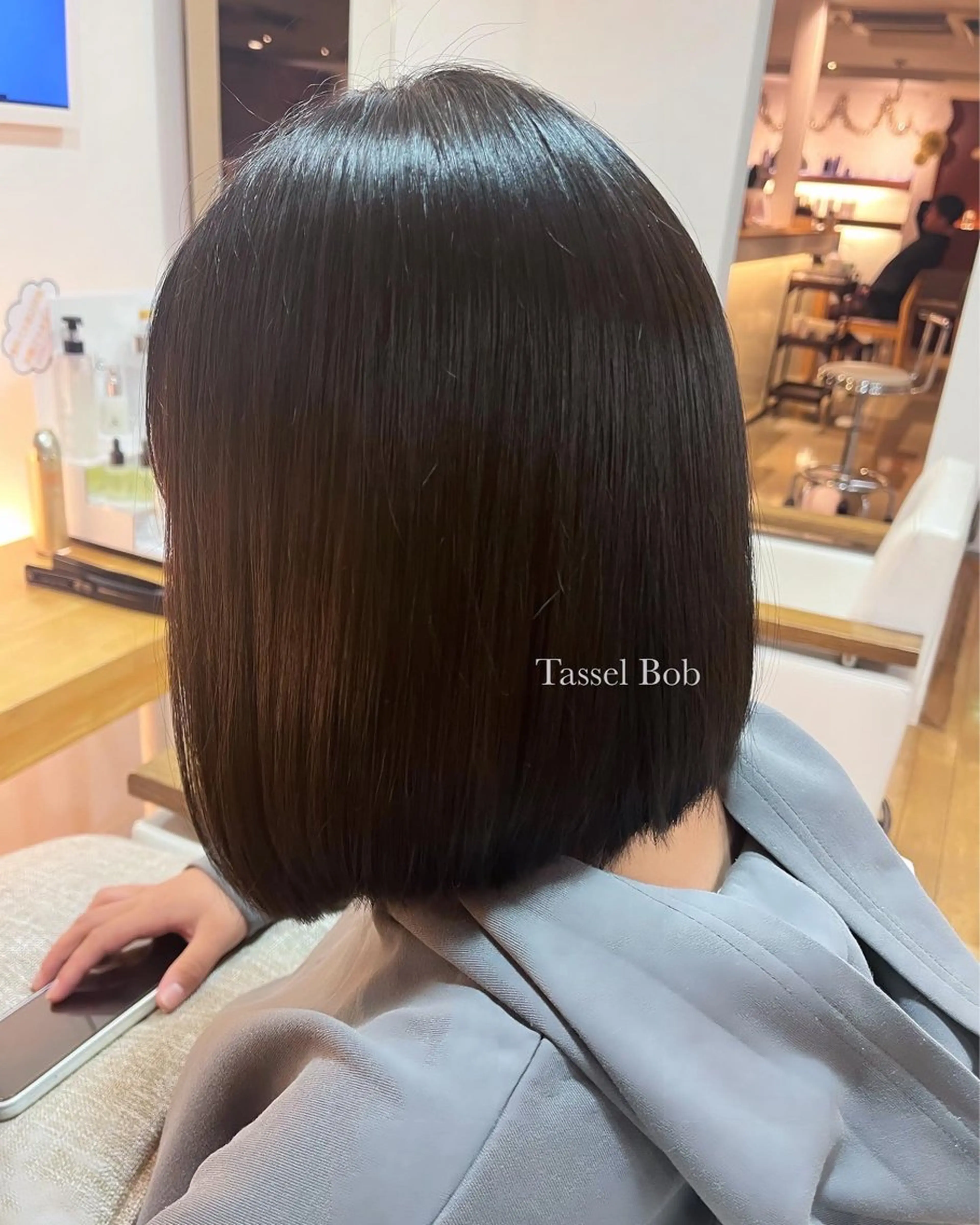 ミディアム 切りっぱなしボブ ボブ Rina.💎🫧 小松里奈のヘアスタイル