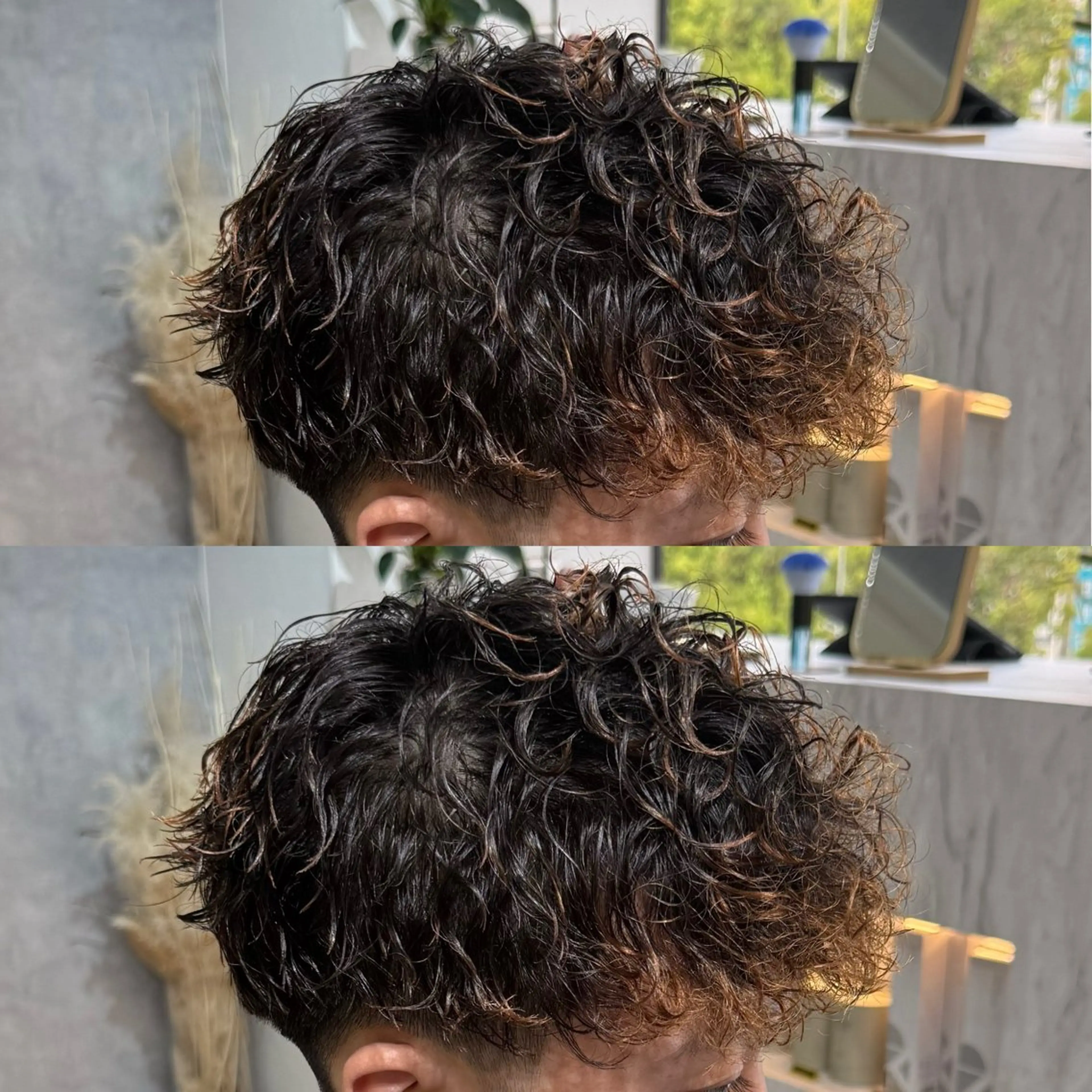【メンズ限定】🔥選べるパーマ🔥+カット✂️+2step treatment or 眉カット+ヘッドスパ🛀の写真