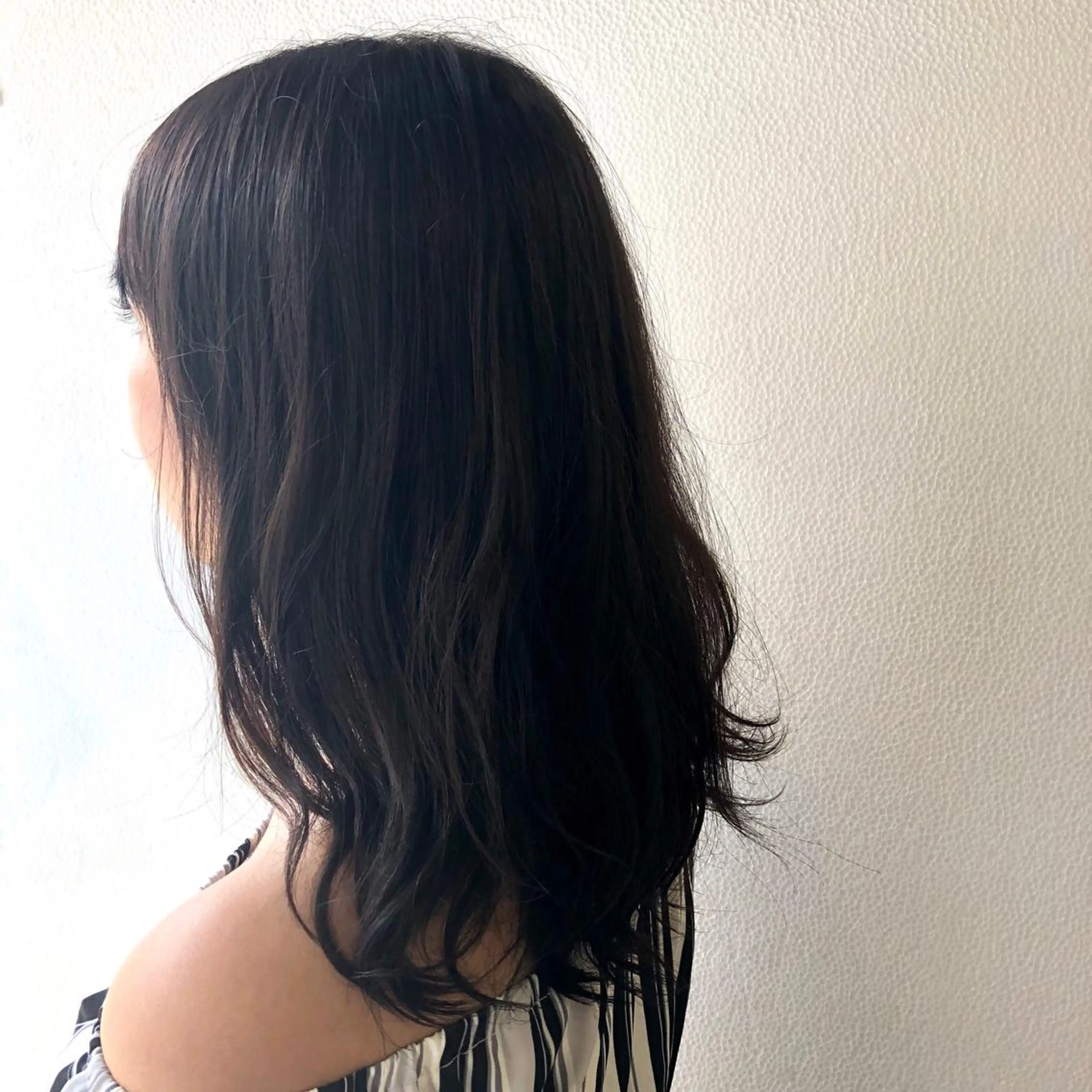 セミロング カラー 透明感カラー 菅沢 奈生のヘアスタイル