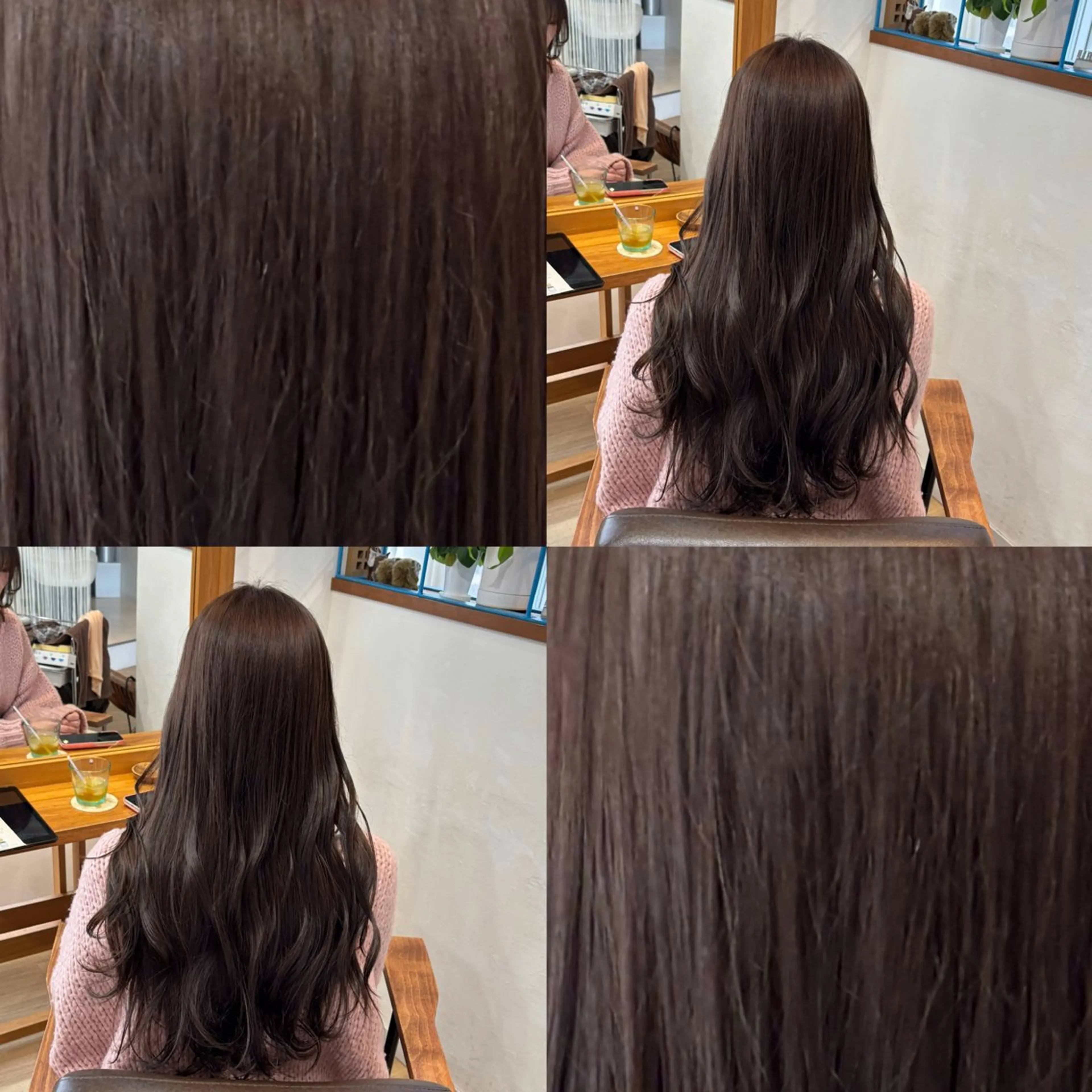 ロング カラー ベージュカラー ショコラベージュ ヘアカラー トリートメント RINNO🌷艶髪/ 艶カラー/縮毛矯正のヘアスタイル