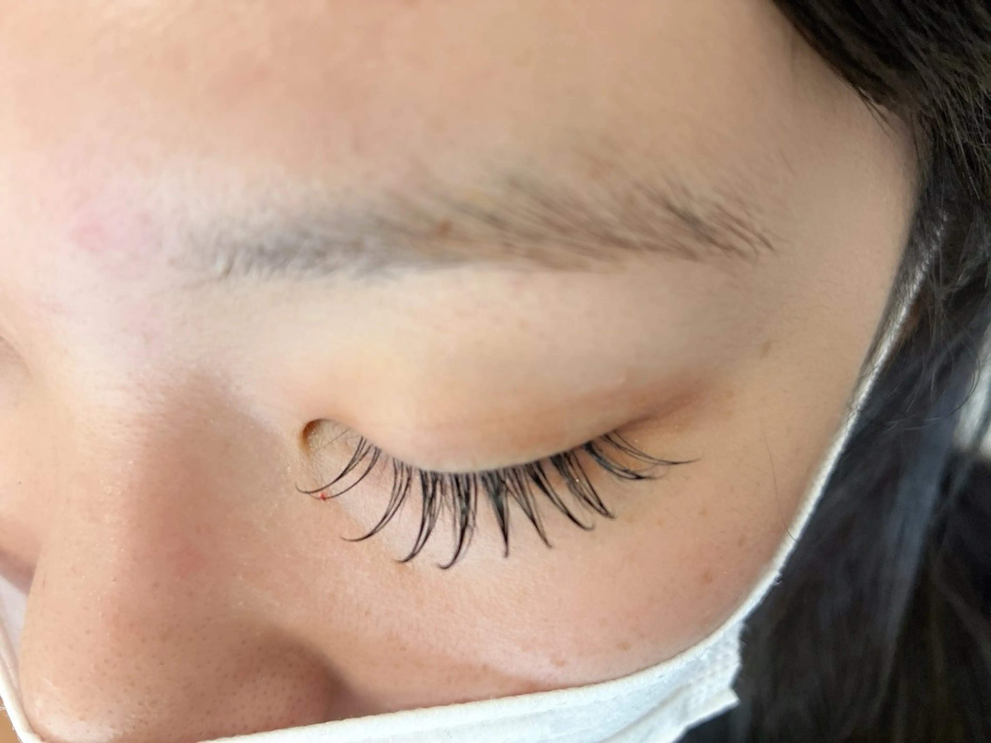 マツエク・マツパ 束感まつ毛 フラットラッシュ マツエク L'abeille YUKIのマツエク・マツパデザイン