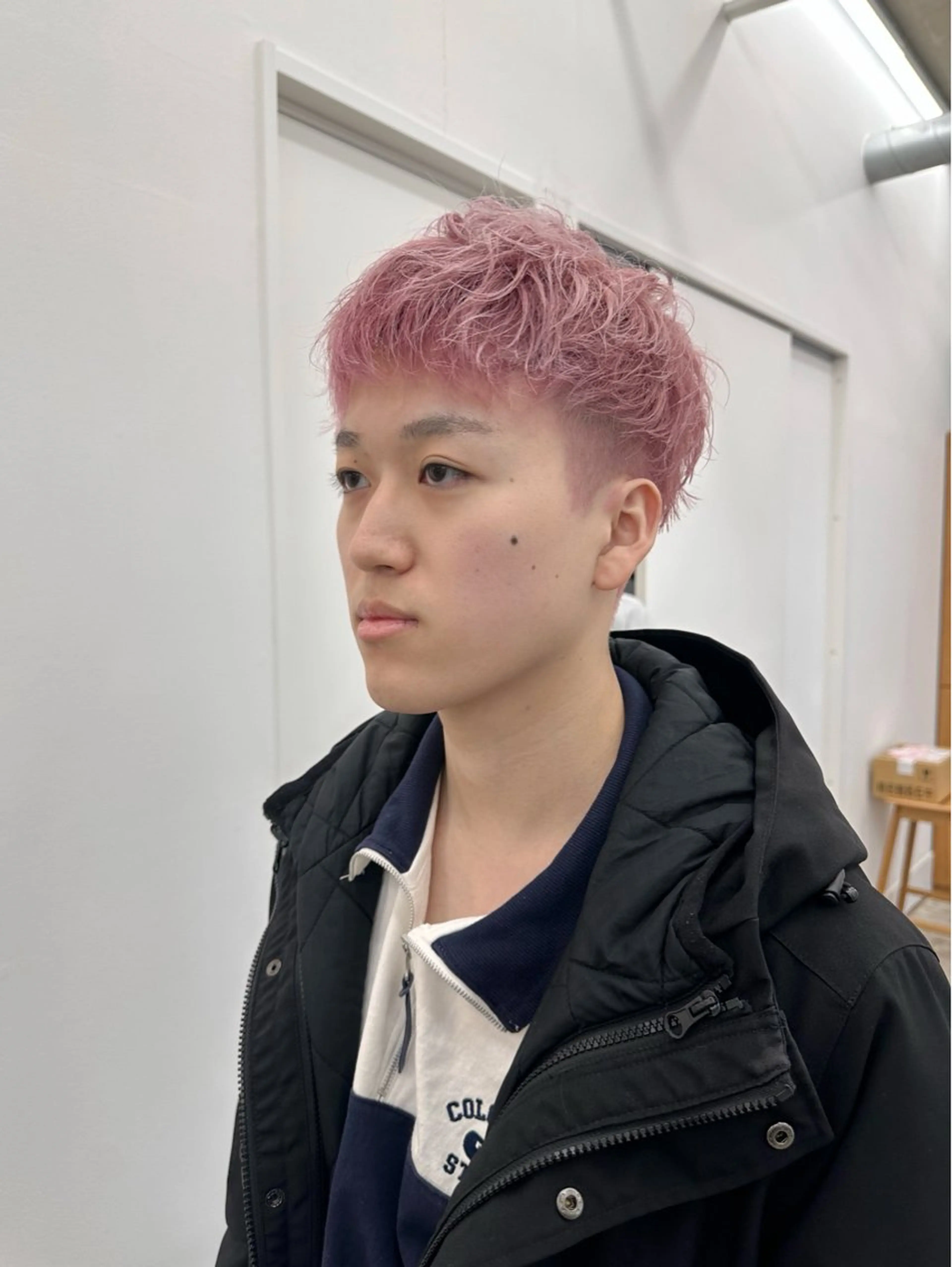 カラー メンズ amy.所属・メンズカットパーマ/ ブリーチ高柳将太のヘアスタイル