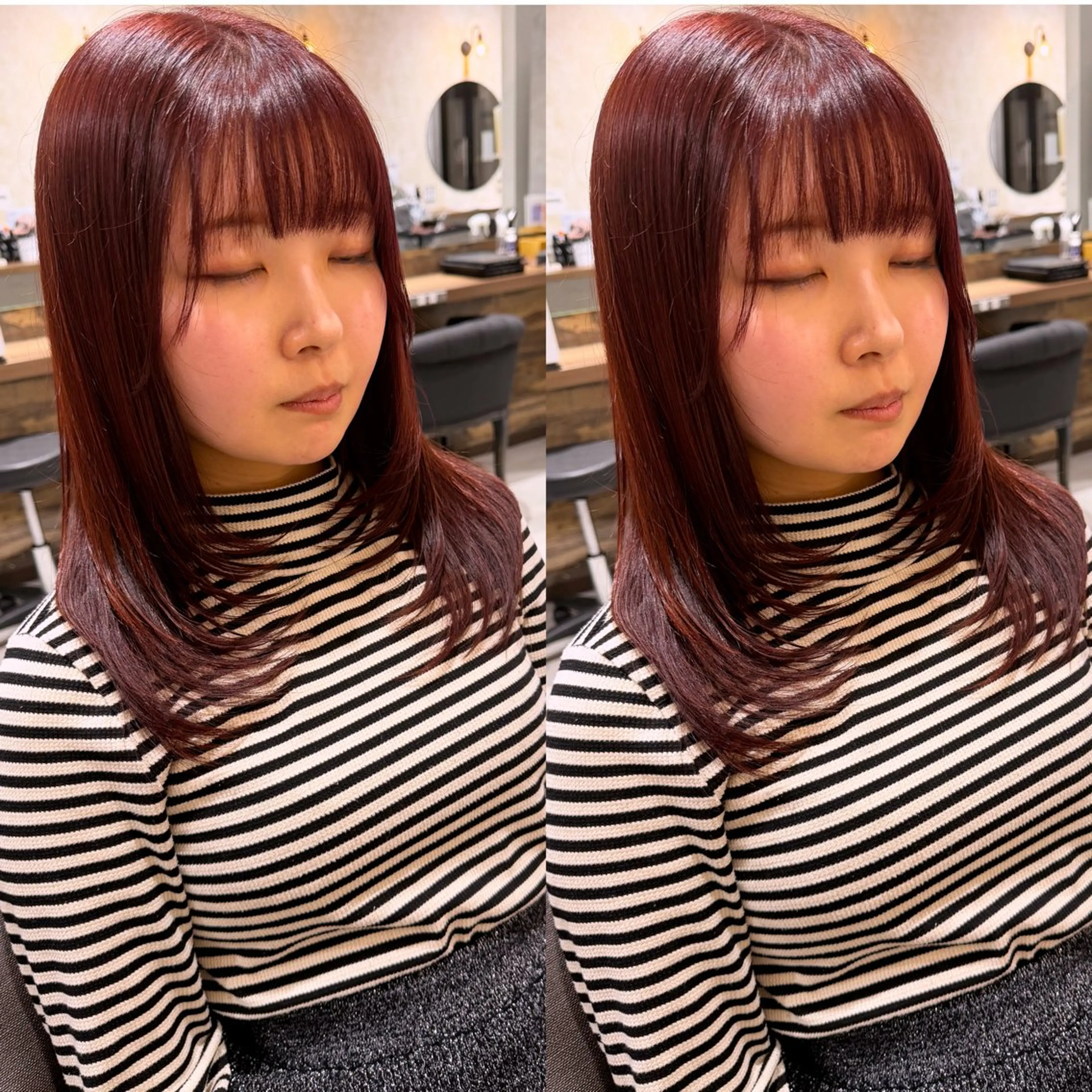 ブリーチなし‼︎✨ダブルカラー＋カット🫧(リピーター様+¥550)の写真