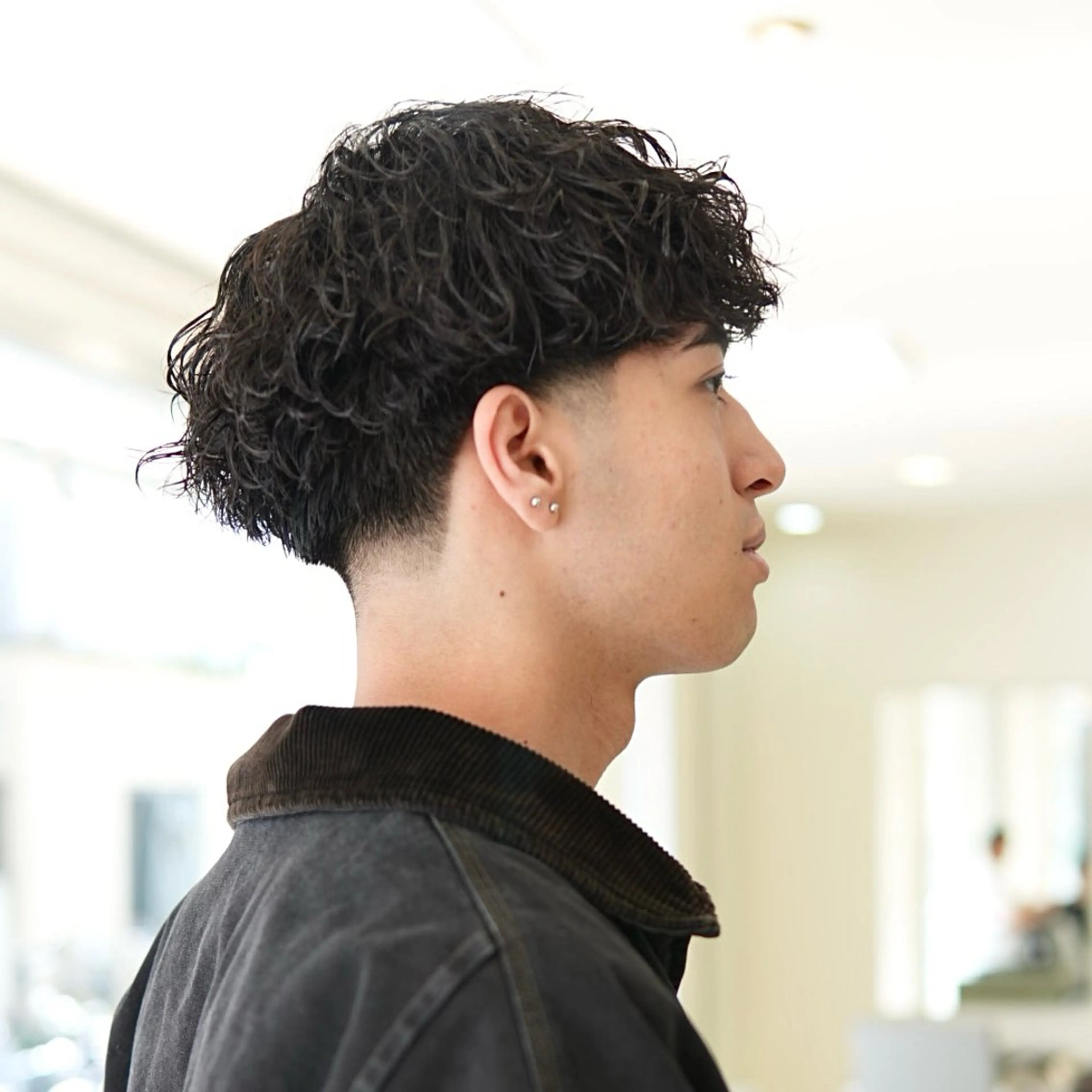 メンズカット＋パーマの写真