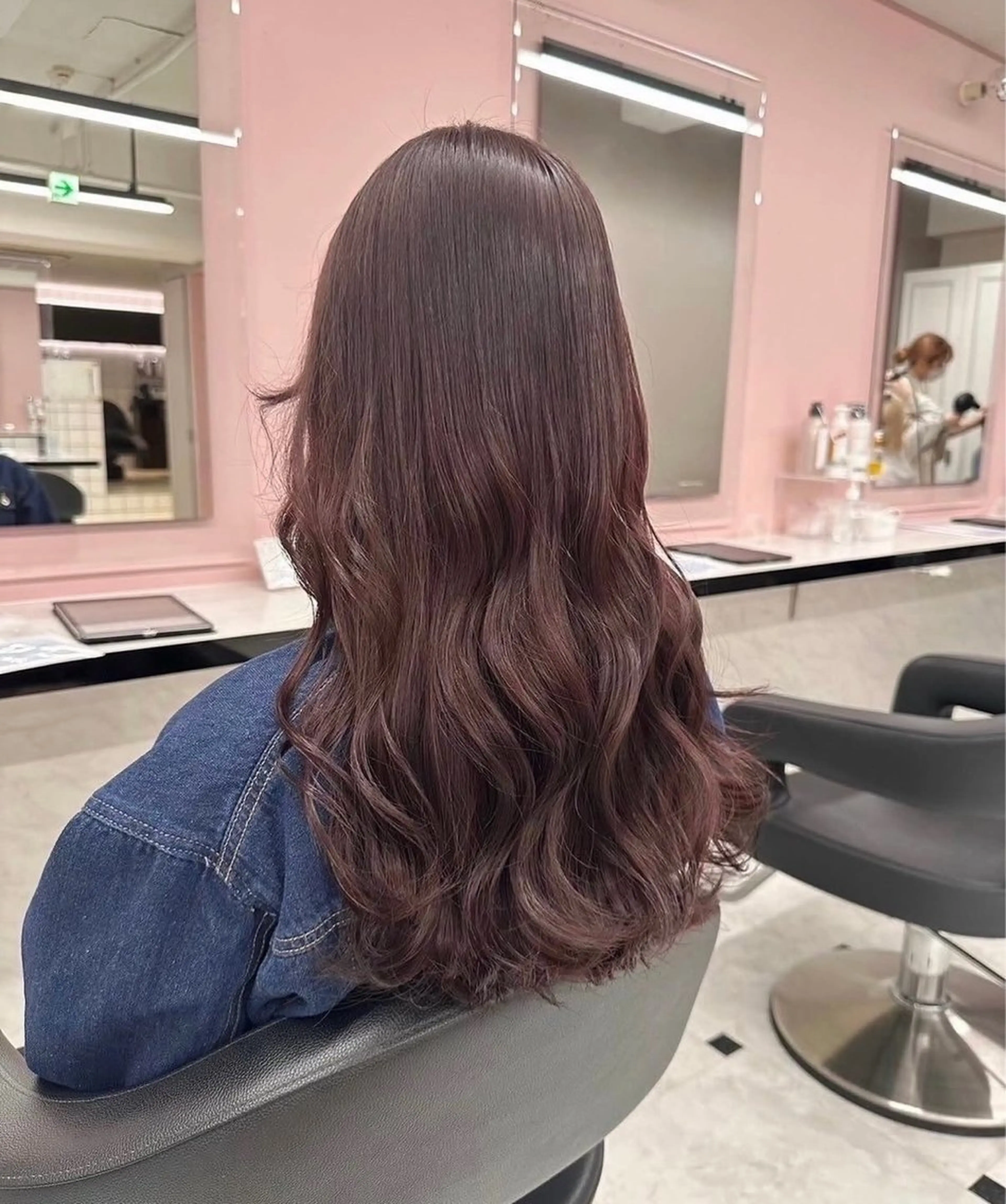 ロング カラー ヘアアレンジ 透明感カラー 韓国風カラー 韓国風ヘア ヘアカラー 渋谷カラーモデル募集 🤍【Ayaka】のヘアスタイル