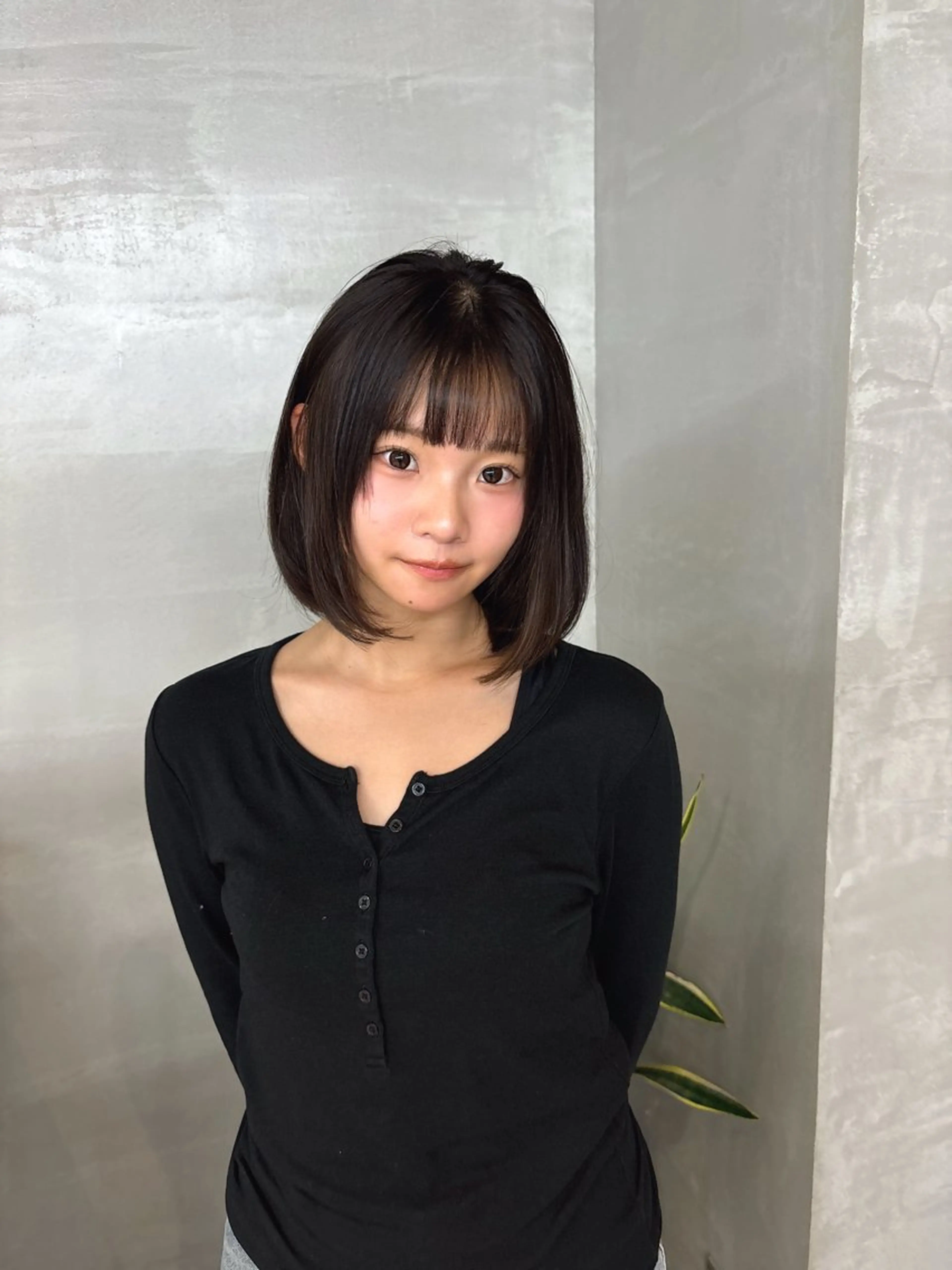 ショート ボブレイヤー ボブ 顔まわりレイヤー 顔周りカット ハッシュカット 👑似合わせレイヤー が好評👑佐久田のヘアスタイル