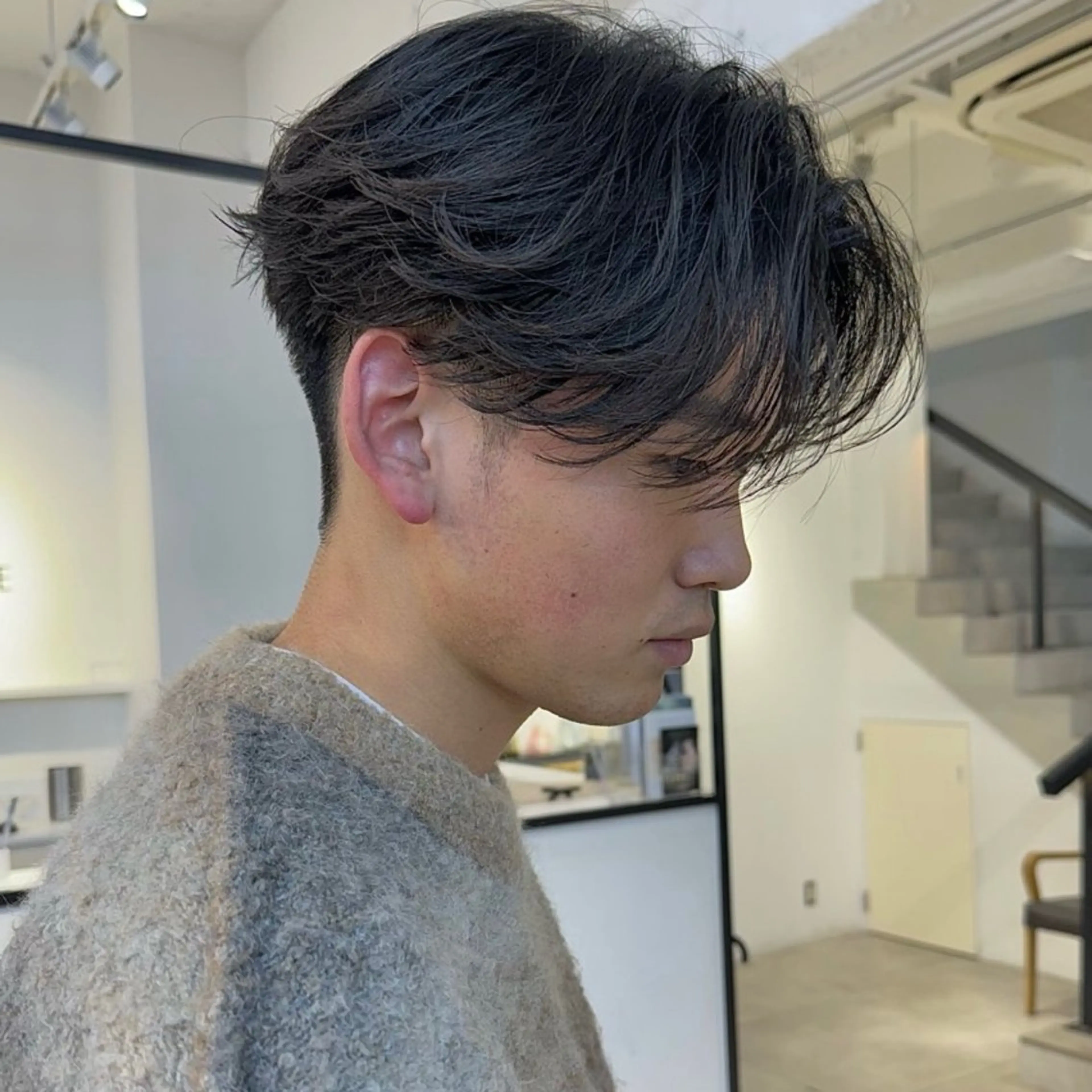 メンズ メンズパーマ/ メッシュ📍ﾕﾘのヘアスタイル