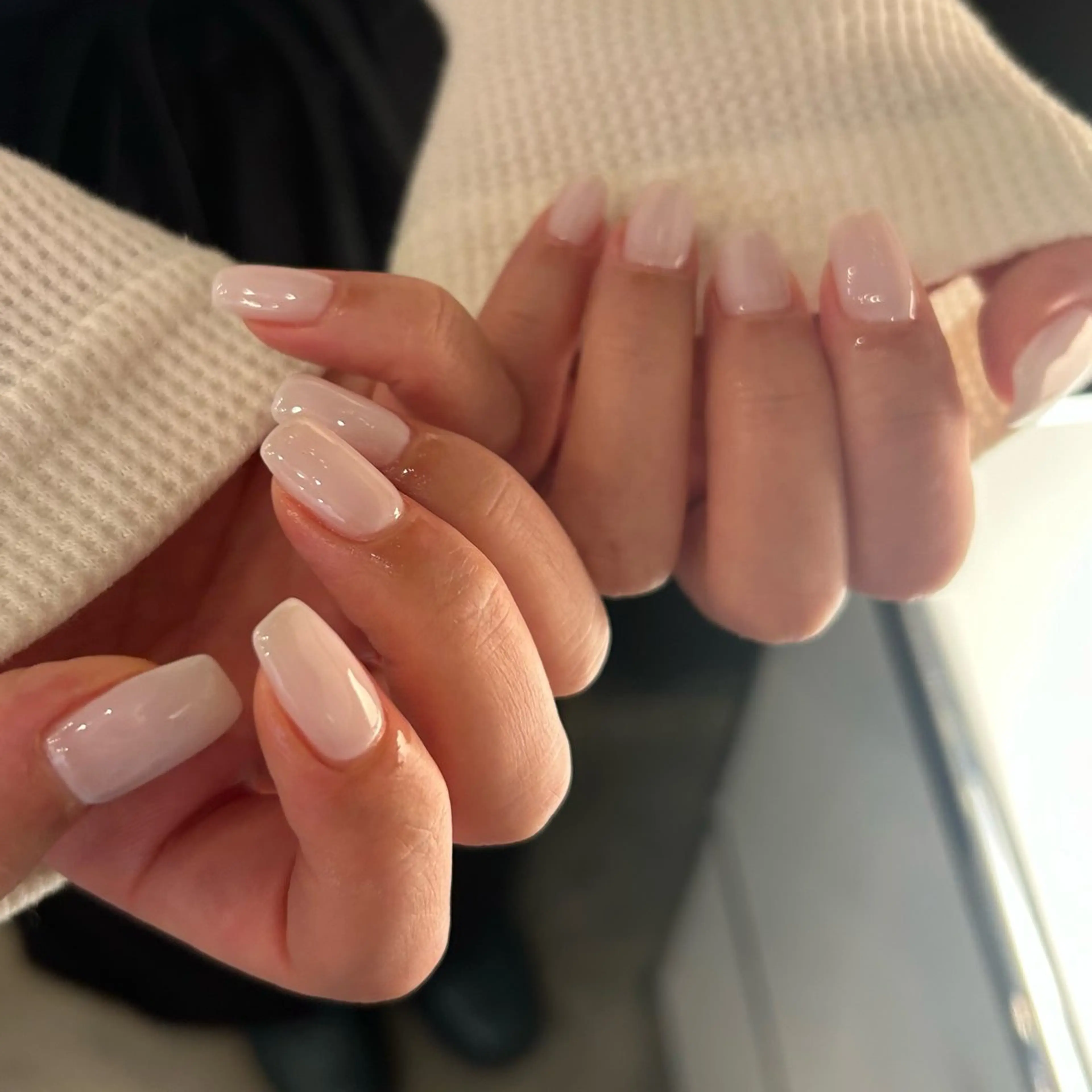 ネイル ホワイト Yumi シンプルネイルのネイルデザイン