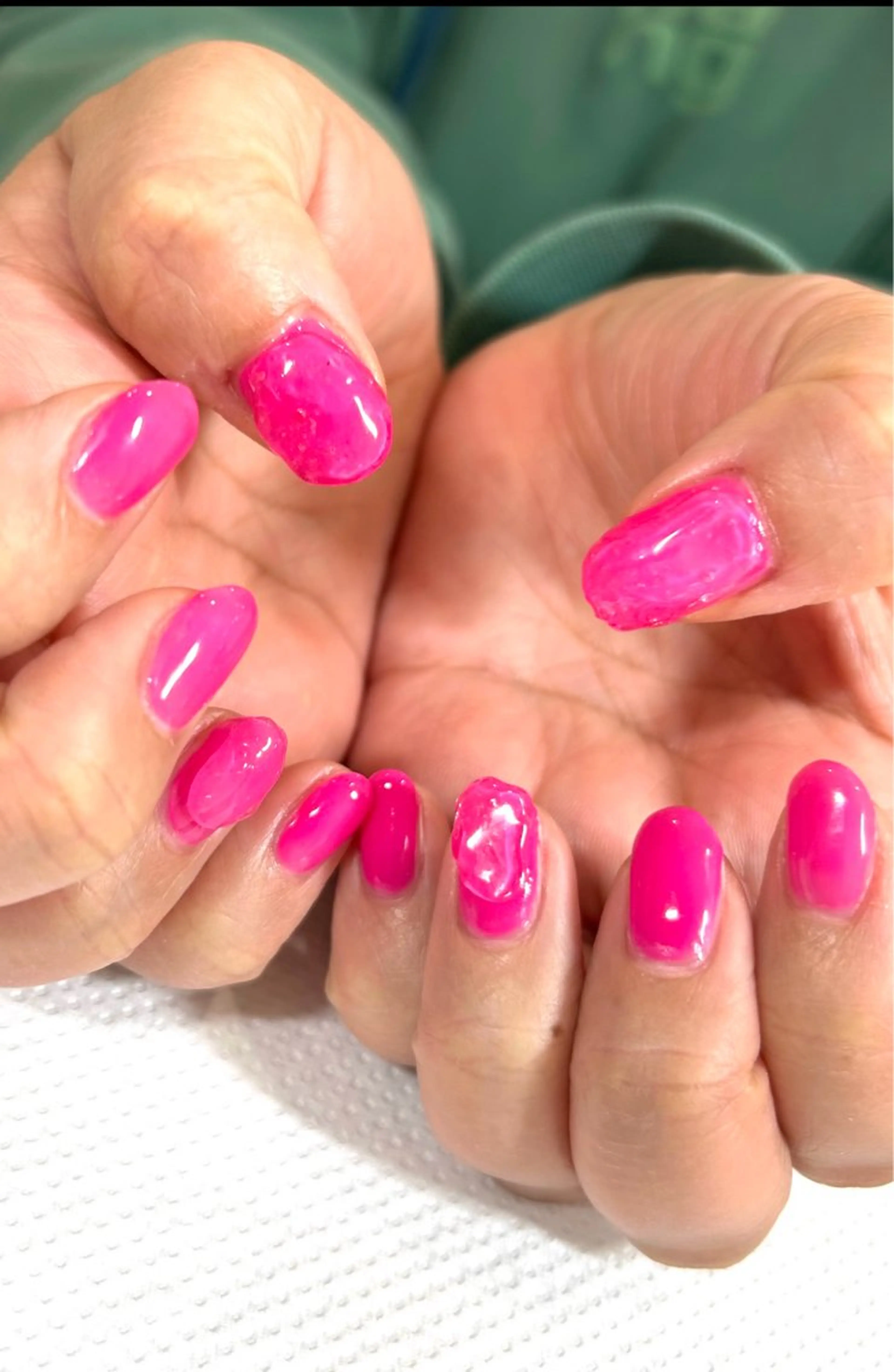 ネイル フラッシュネイル フットネイル フレンチネイル ラメ(グリッター) ラメグラデーション H3 hitoのネイルデザイン