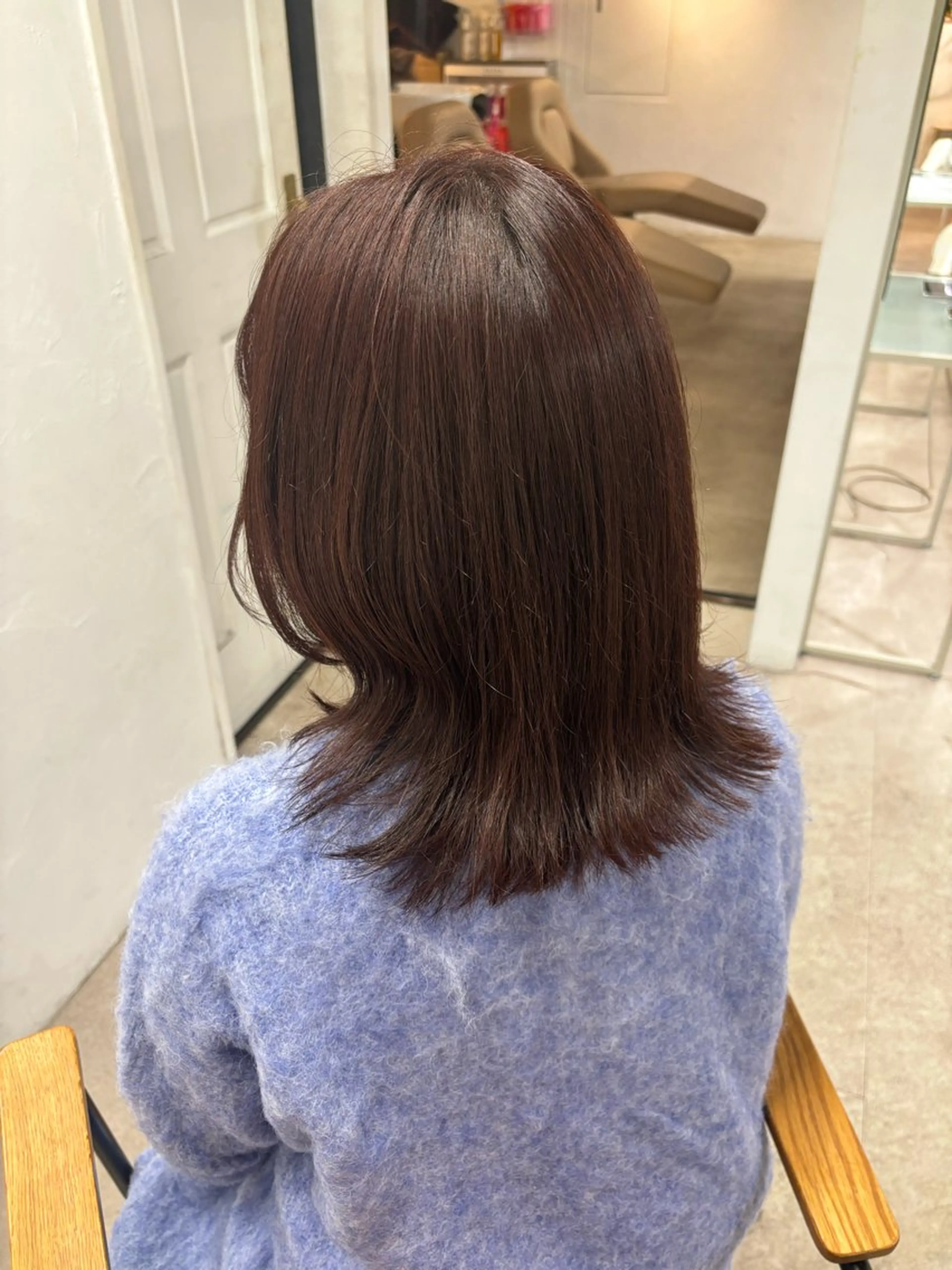 ミディアム ピンクブラウン ♡SHURI ボブカット募集♡のヘアスタイル