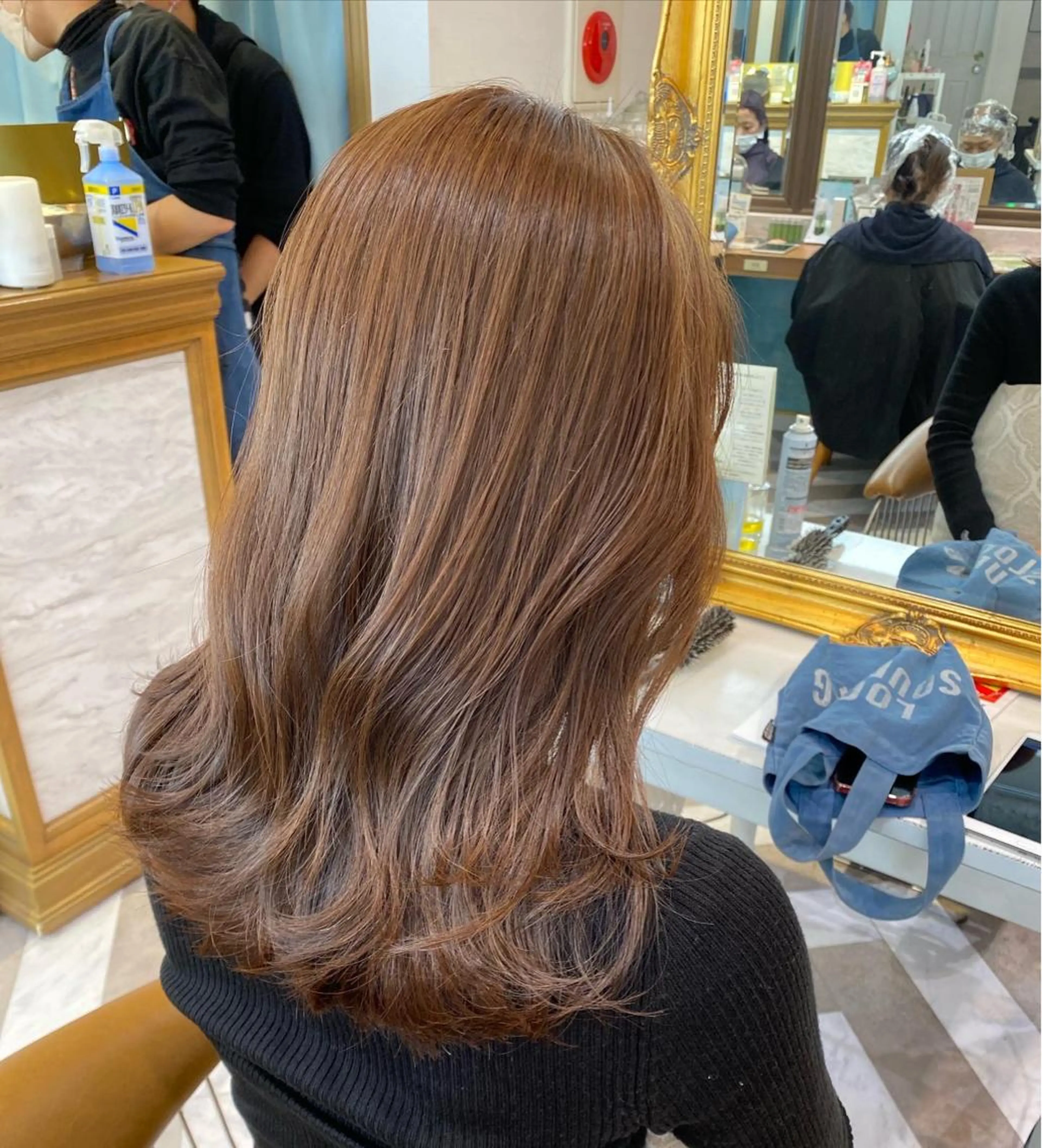 カラー カット ヘアカラー トリートメント レイヤーカット /透明感カラー西田のヘアスタイル