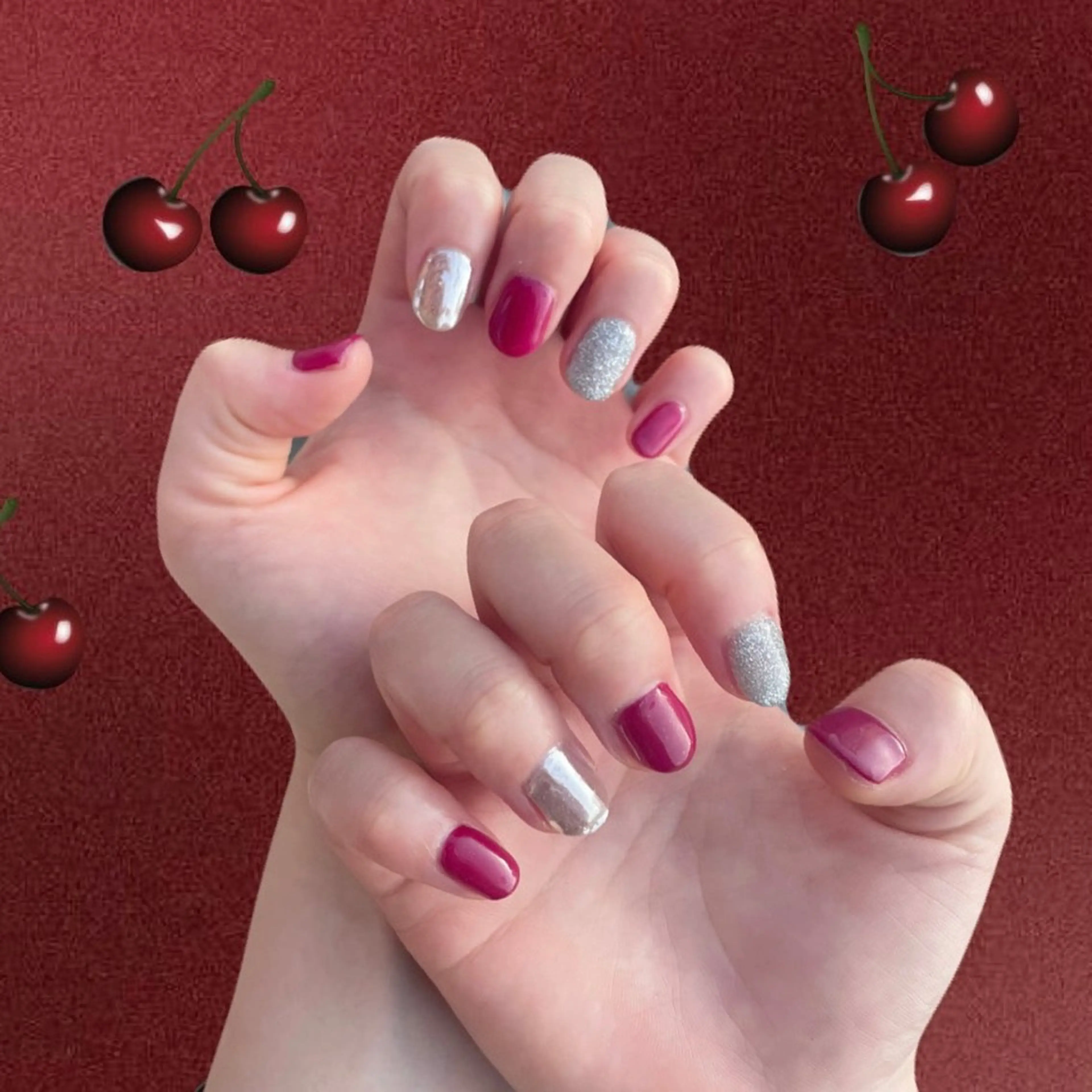 ネイル フラッシュネイル ミラーネイル ワンカラーネイル fix lash＋ Marinのマツエク・マツパデザイン