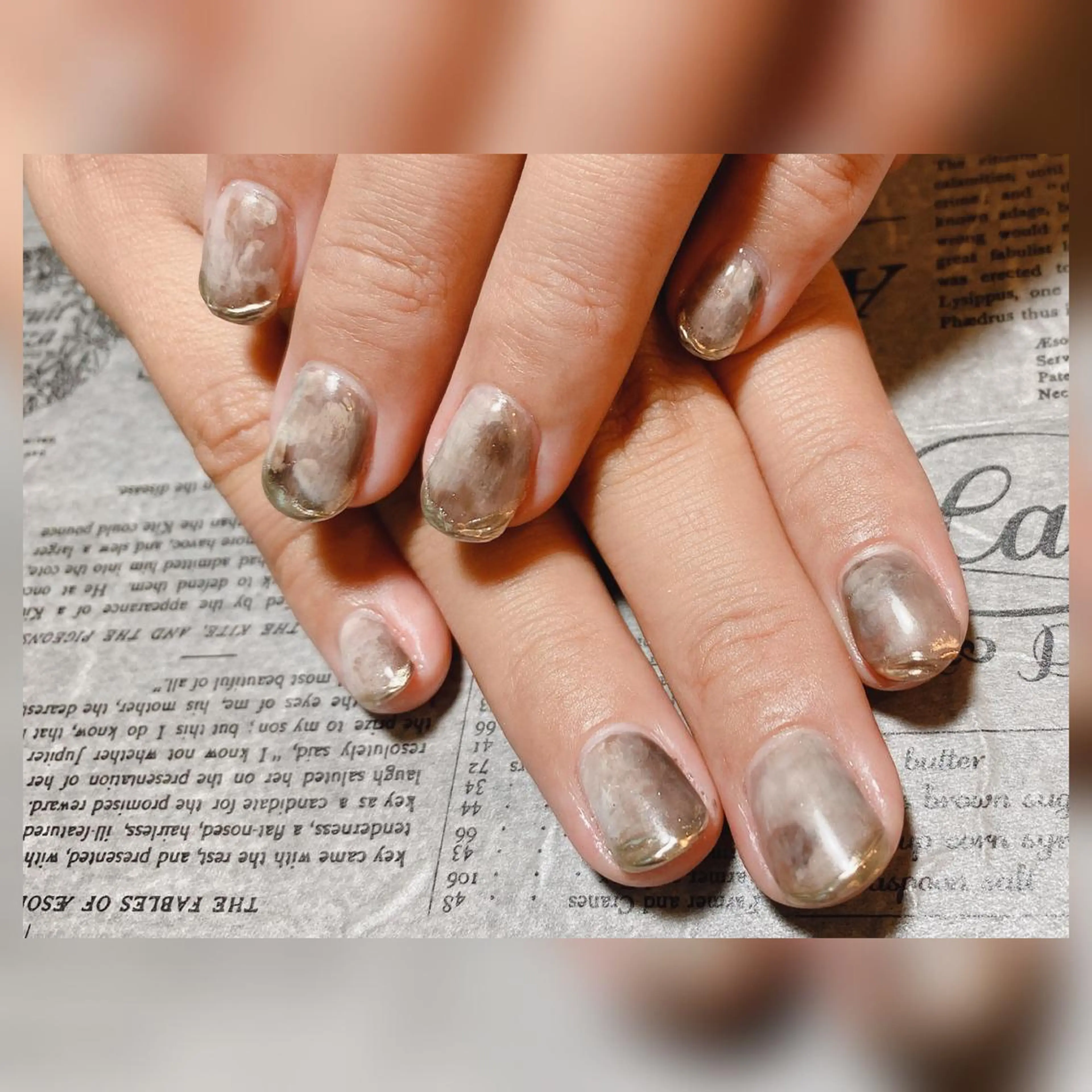 ネイル ニュアンスネイル nailsalon GEARのネイルデザイン