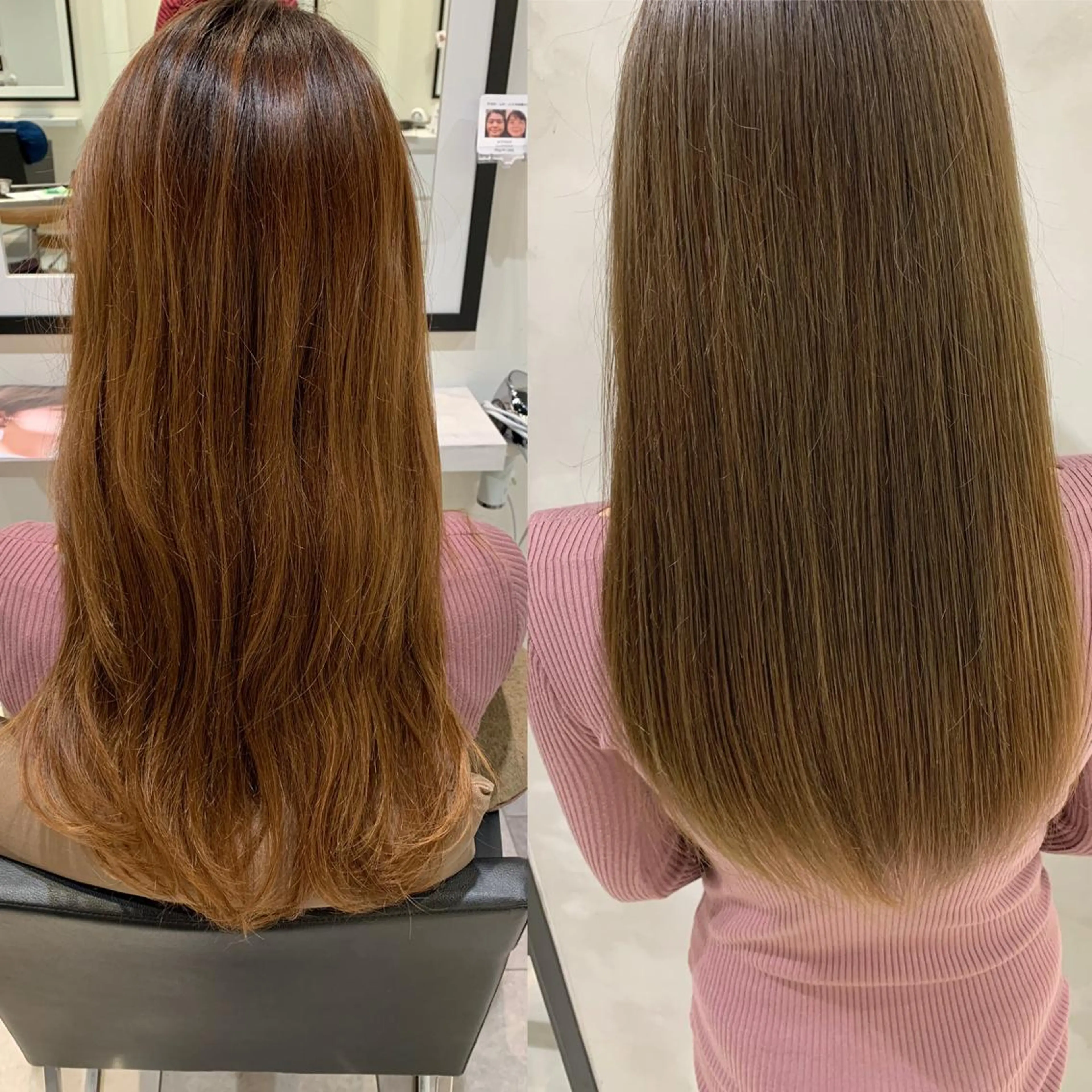 セミロング カット講師 久保匠のヘアスタイル