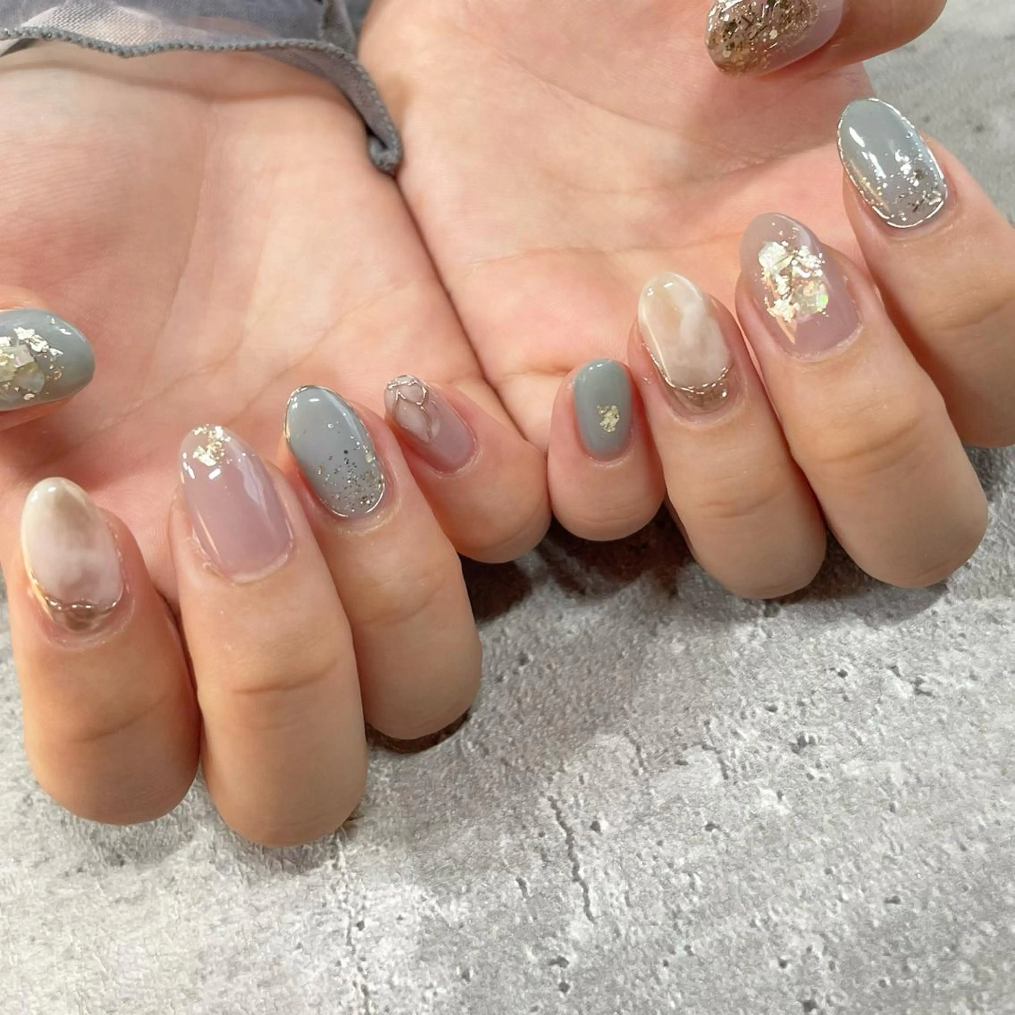 ネイル ジェルネイル 東 千夏のネイルデザイン