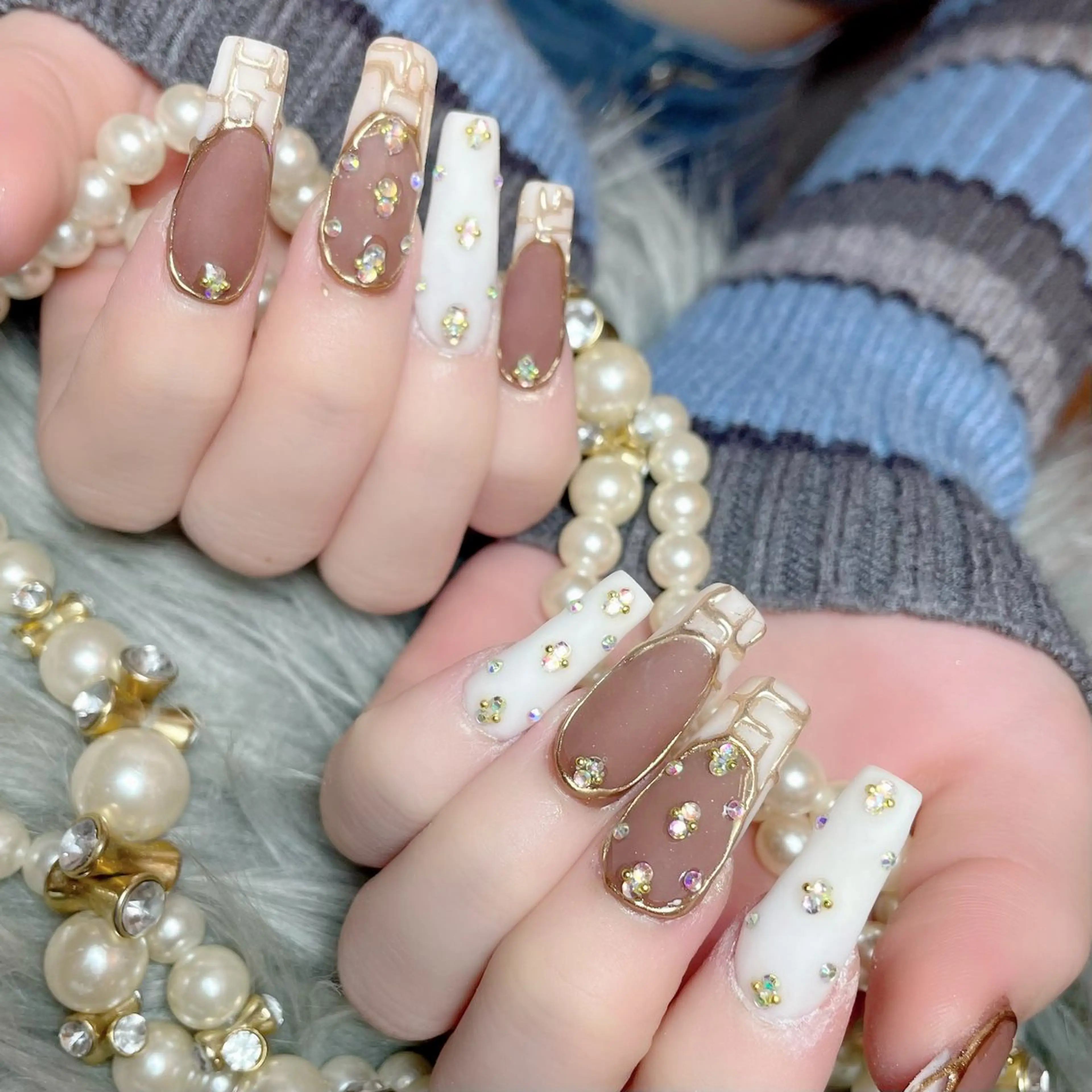 ネイル ハンドネイル Feel ‪‪☺︎‬Yuriaのネイルデザイン