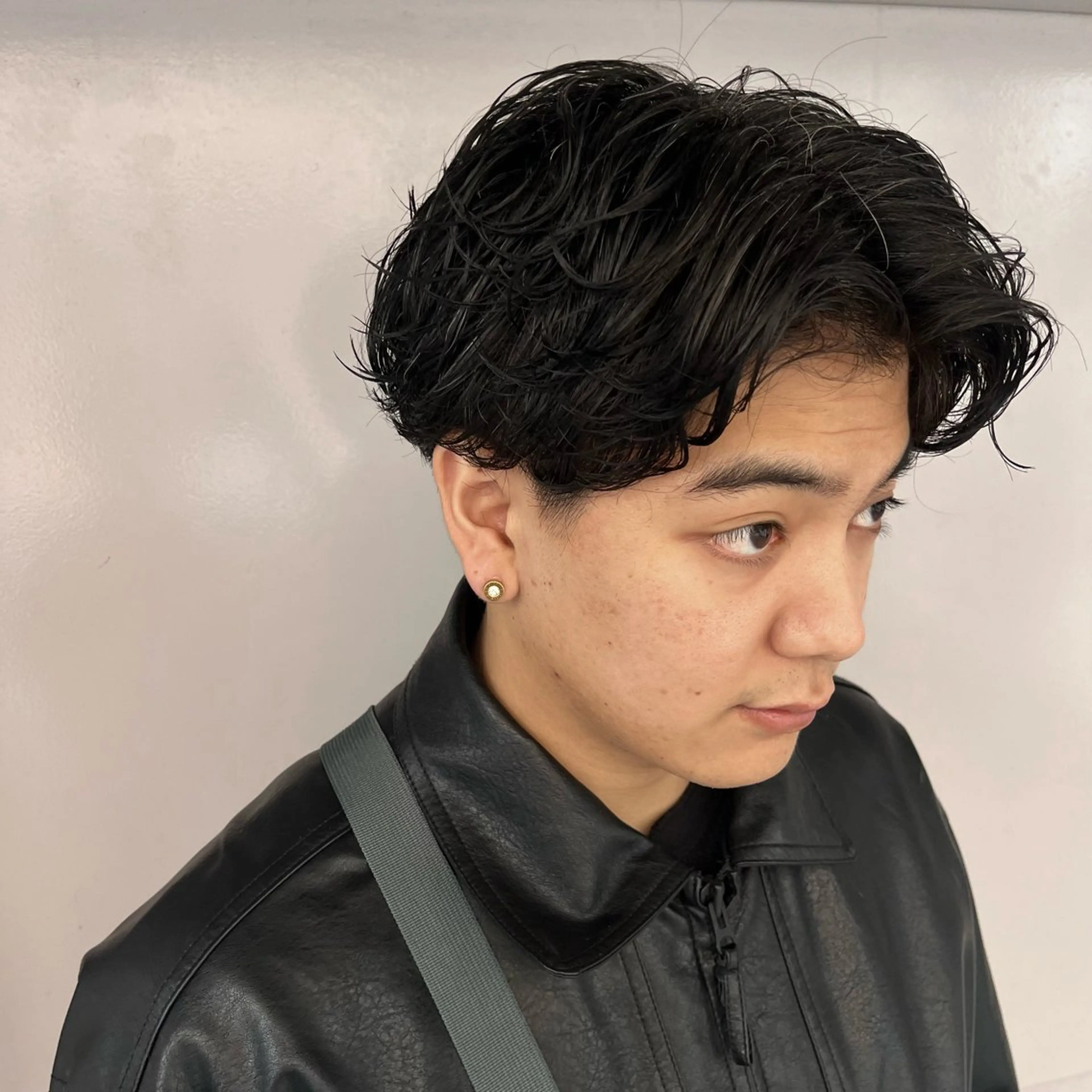 カラー パーマ メンズ カット パーマ 太田 渚遊のヘアスタイル