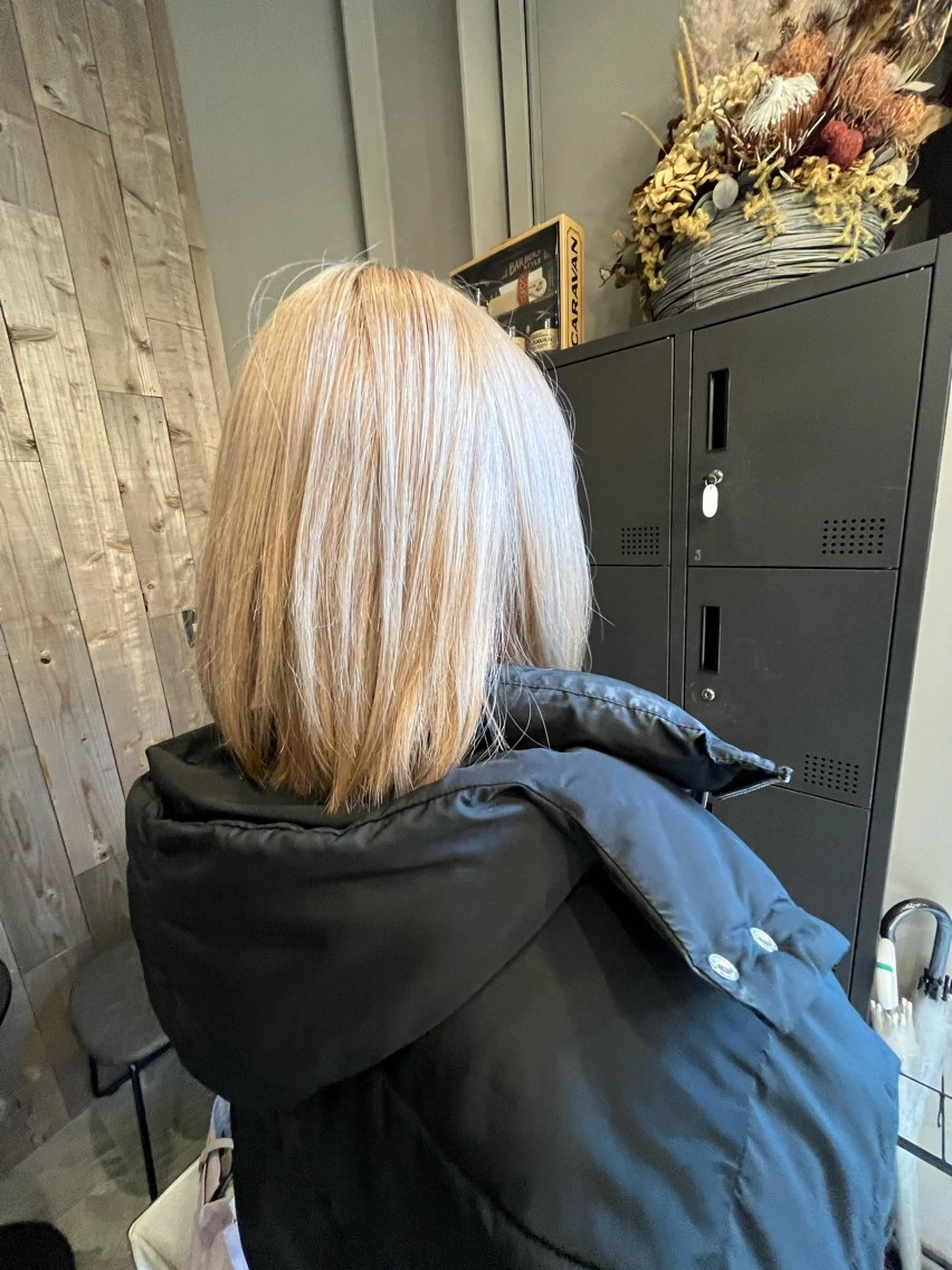 ミディアム 中津/梅田/波巻き /髪質改善/愛芽のヘアスタイル