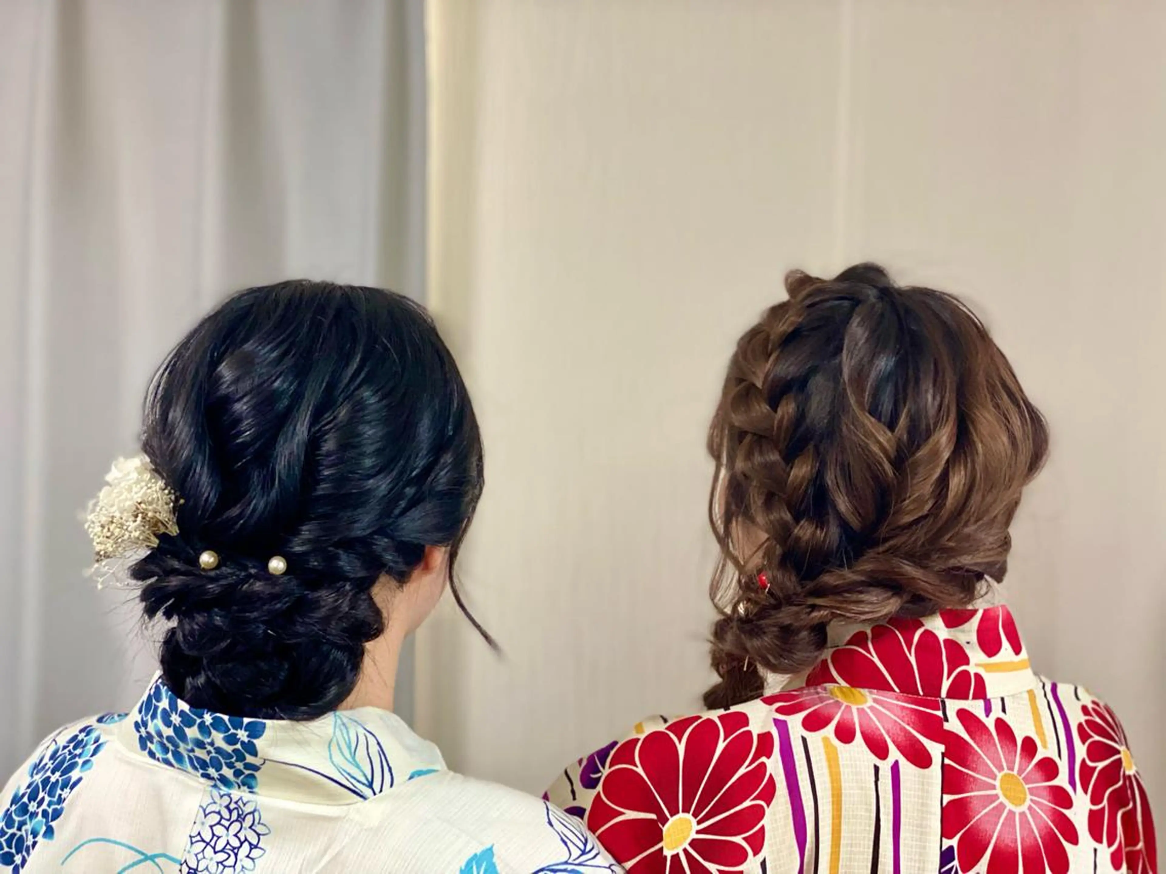 セミロング ヘアアレンジ 浴衣 鈴木 沙羅のマツエク・マツパデザイン