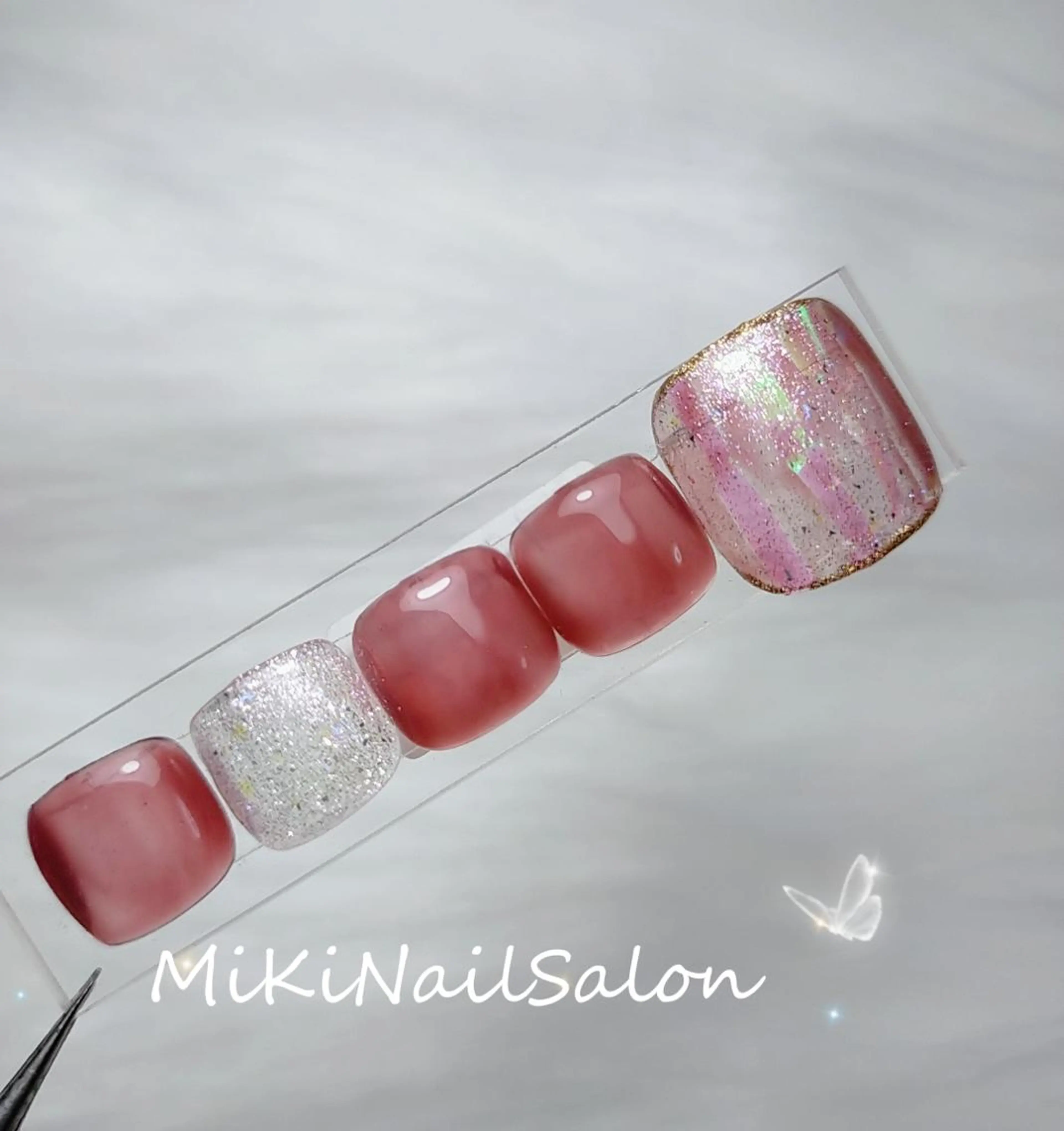 ネイル フットネイル フットネイル ★未希★ ミキネイルサロン池袋のネイルデザイン