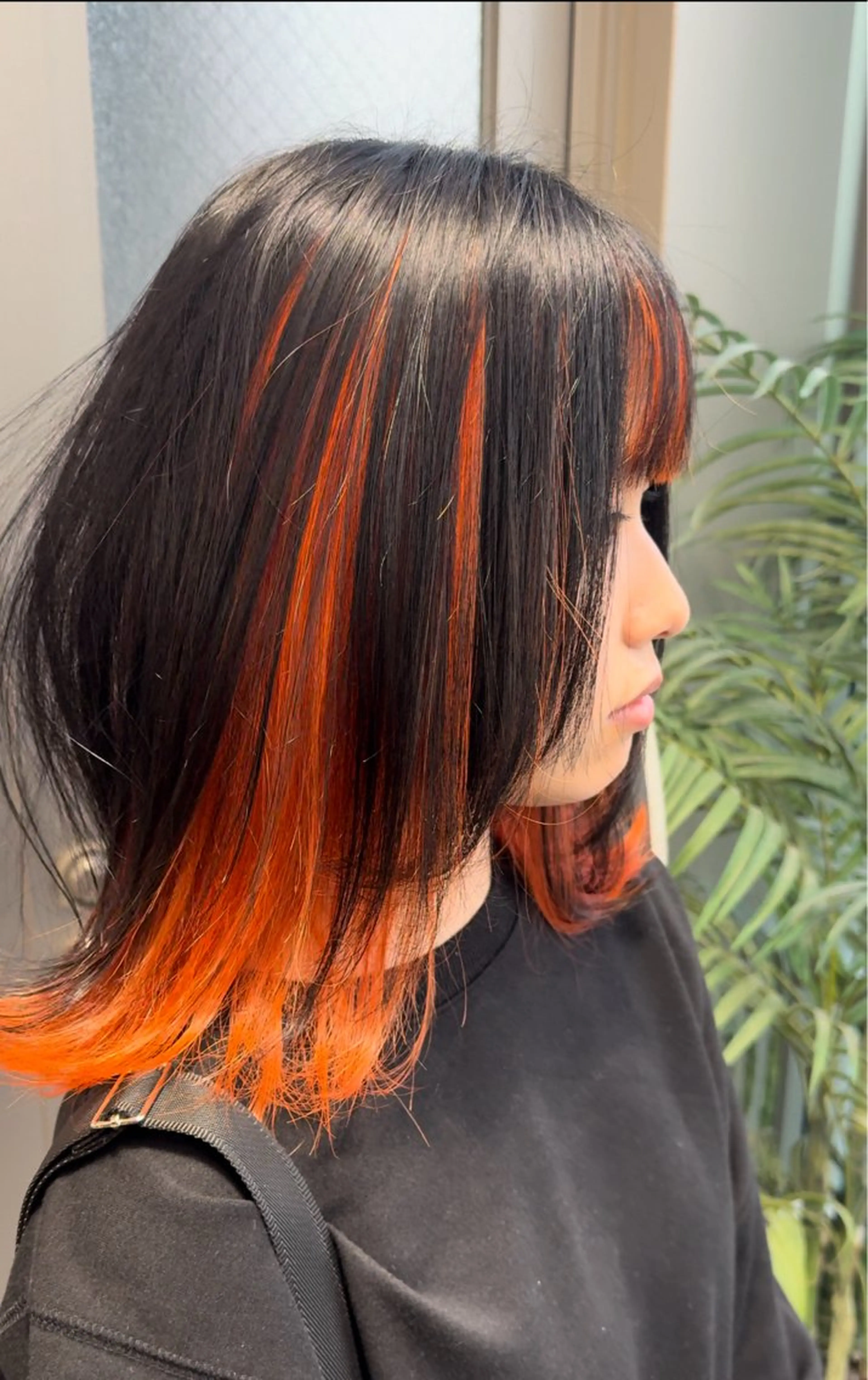 ミディアム カラー レイヤーカットモデル 募集/藤原一真のヘアスタイル