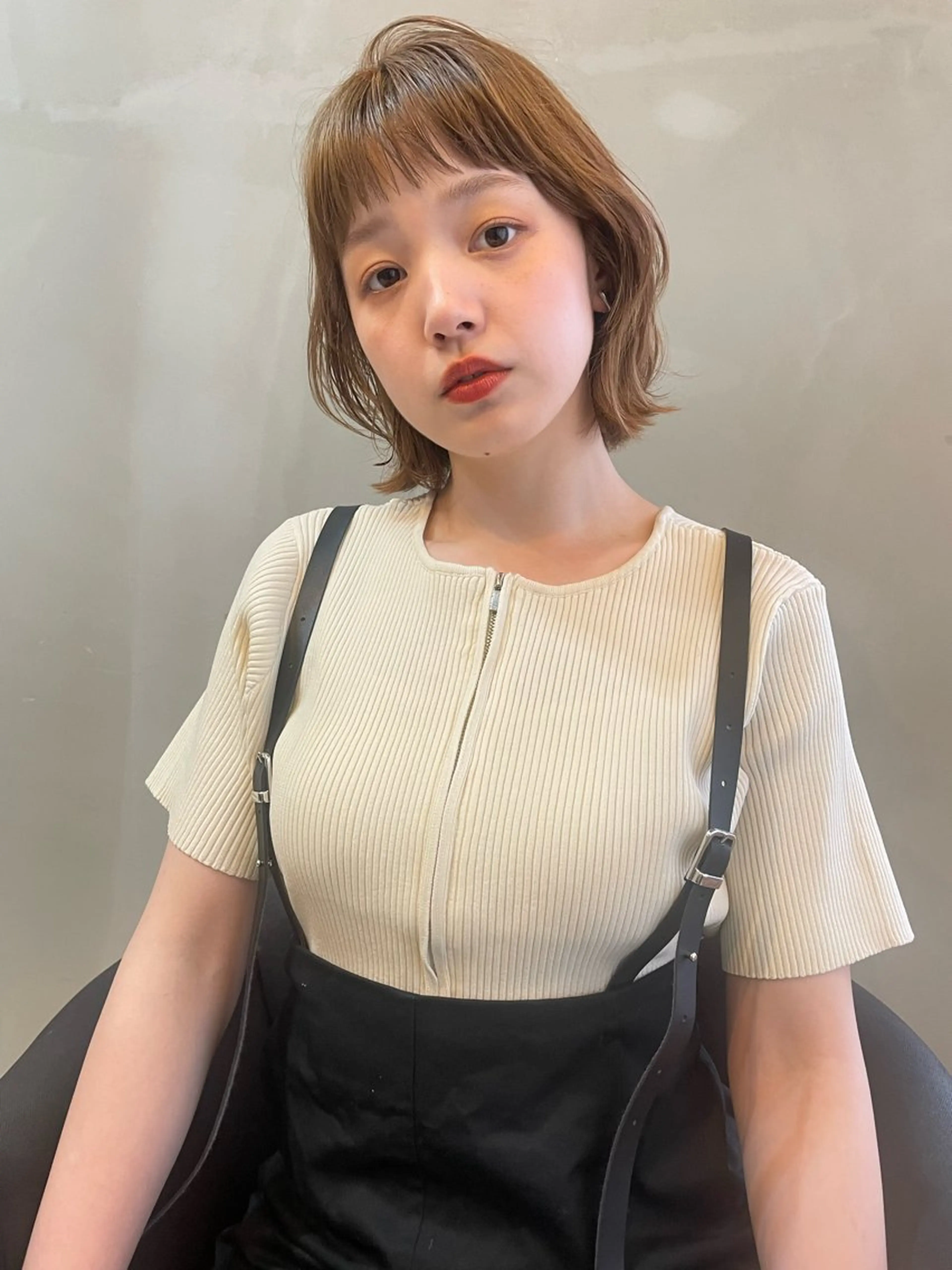 ショート カラー カット ヘアカラー トリートメント ショート/ボブ/ 心斎橋/宮脇美奈のヘアスタイル