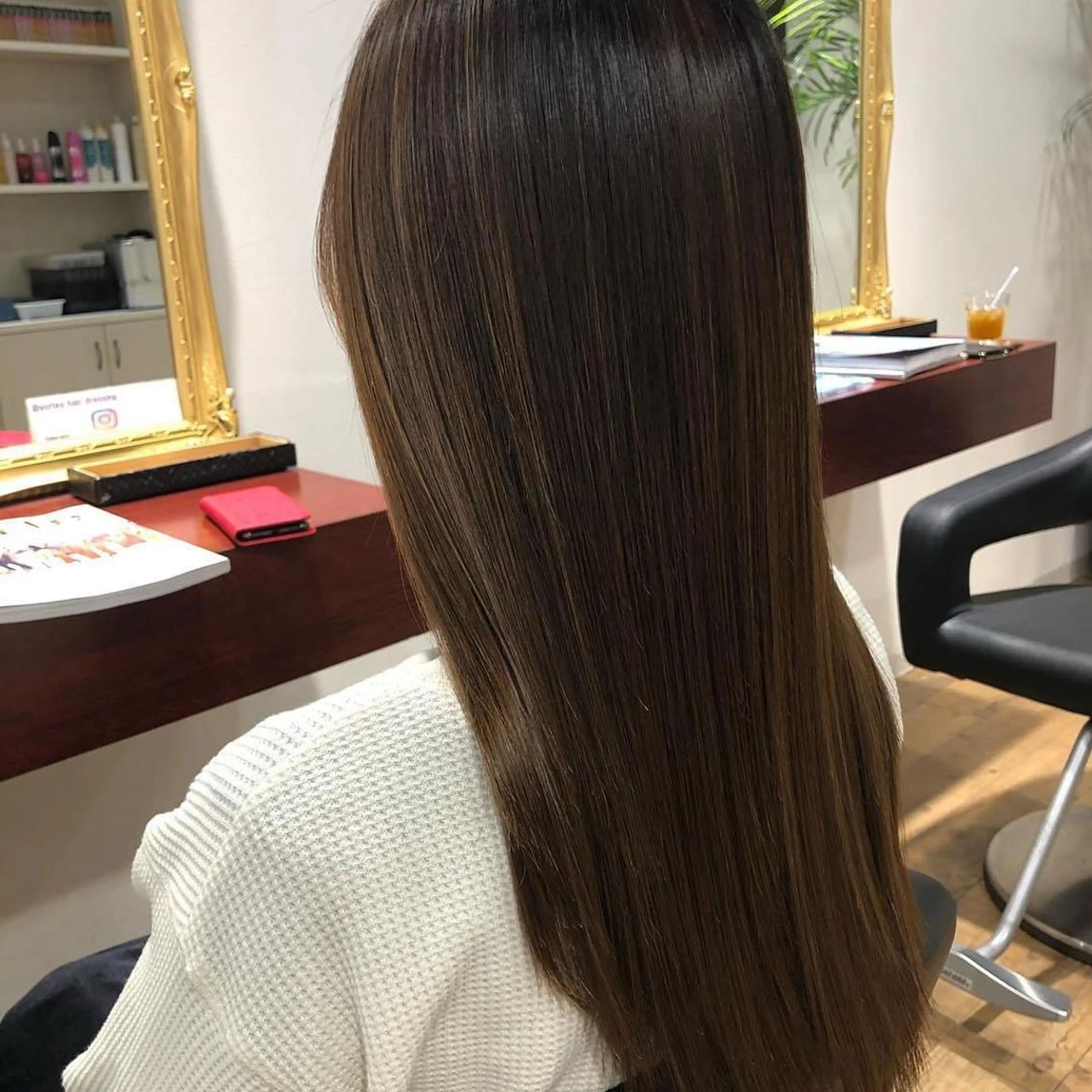 ロング カラー カット 縮毛矯正 トリートメント 千葉 たかしのヘアスタイル