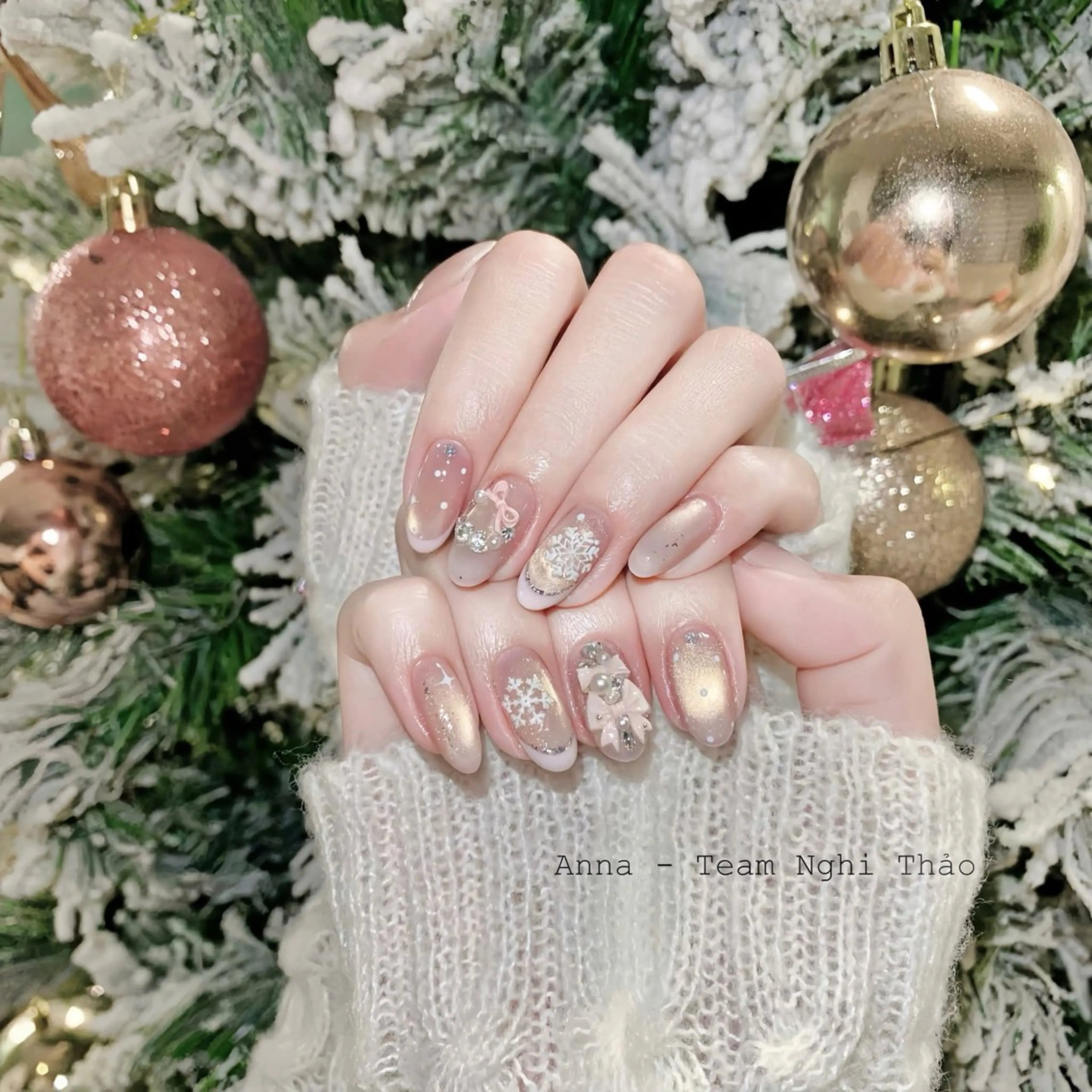 ショート ハンドネイル Bibi beauty spa Osaka所属・Chann Channのネイルデザイン