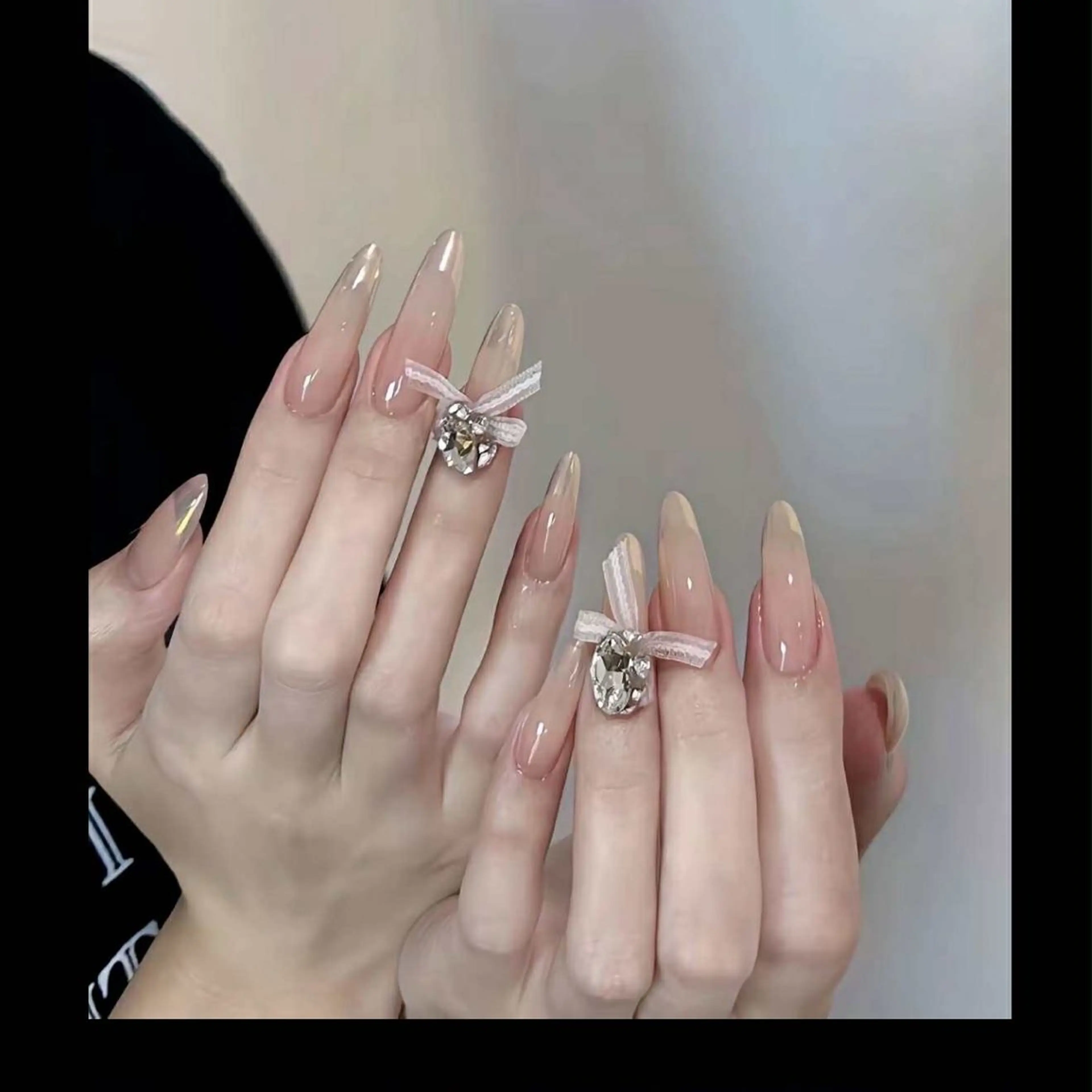 ネイル 長さ出し フットネイル ジェルネイル 韓国ネイル マグネットネイル YMT NailStudioのネイルデザイン