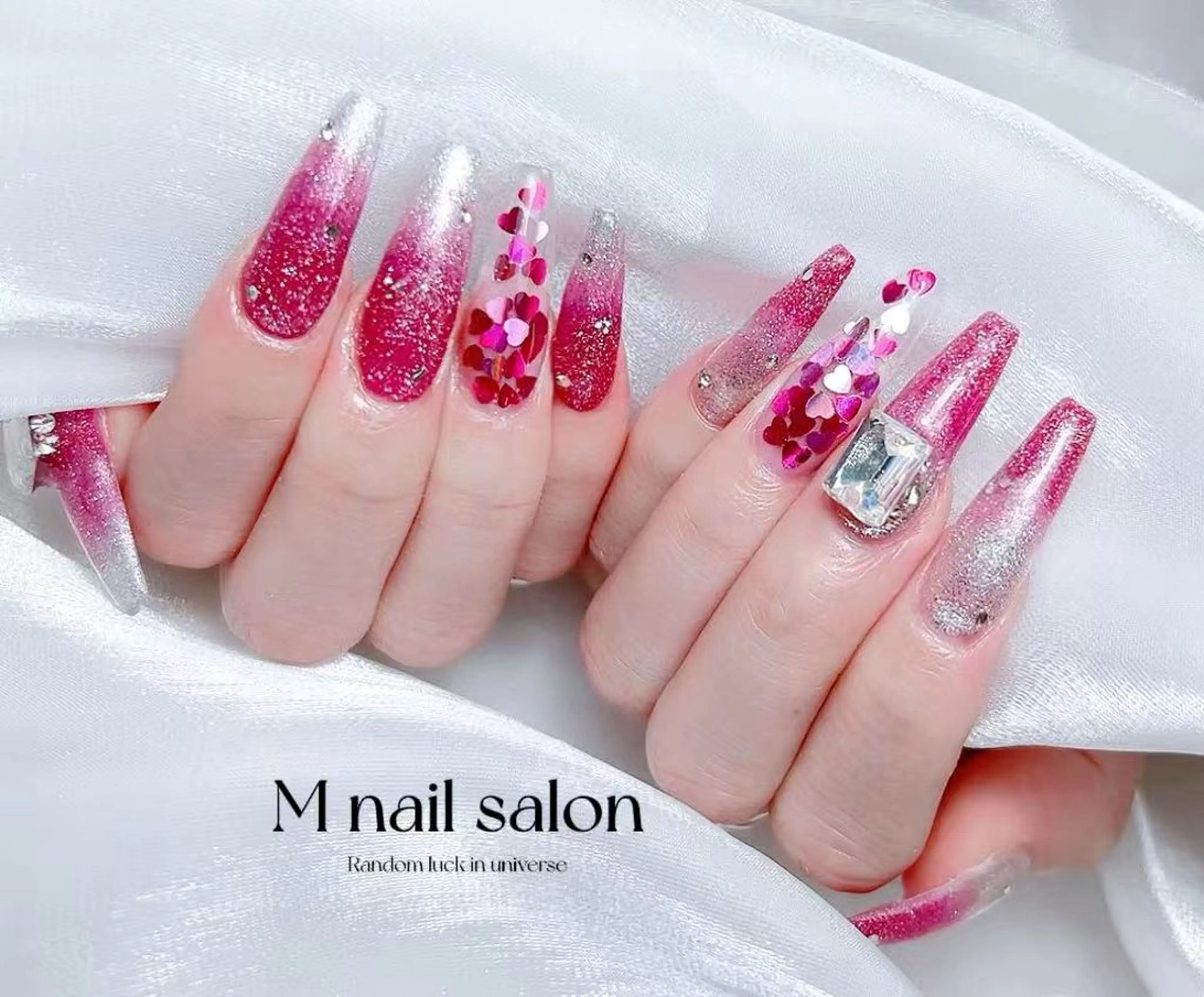ネイル M🌷nail 長さだし専門店のネイルデザイン