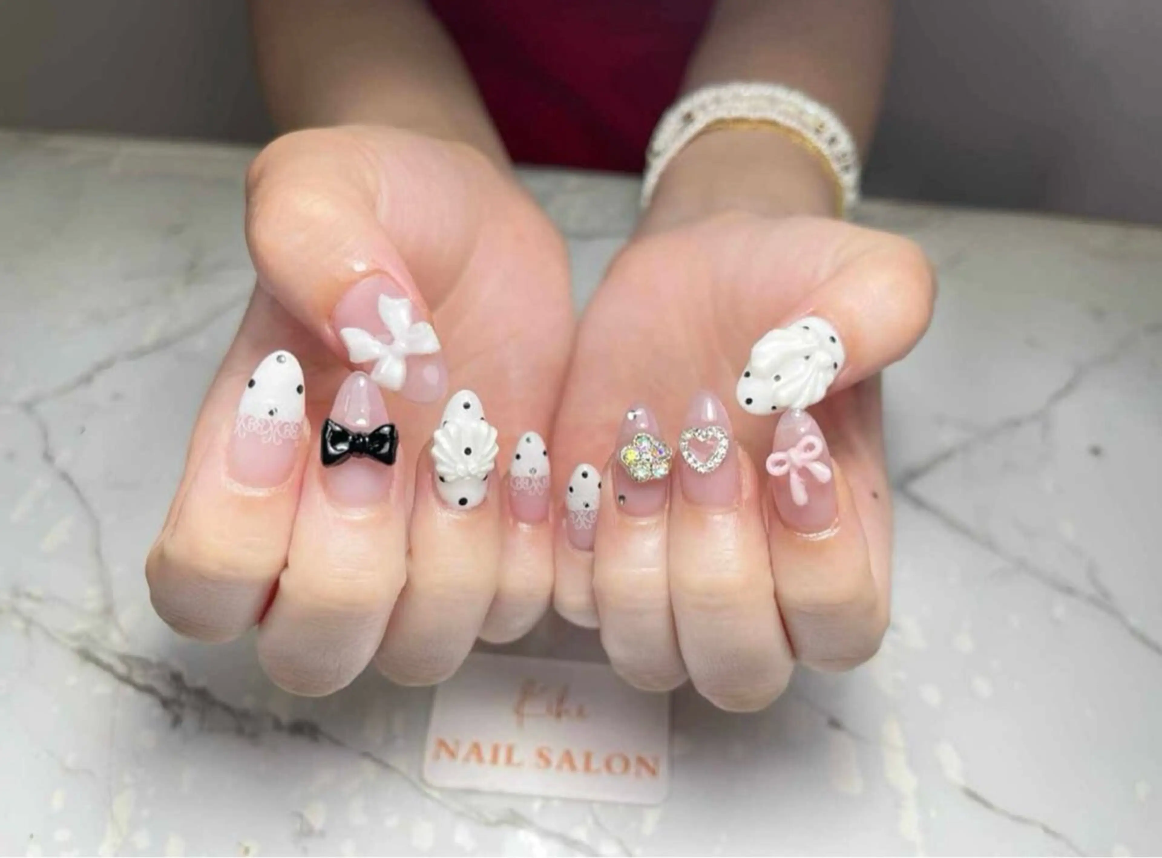 ネイル アートネイル ジェルネイル キラキラネイル 韓国ネイル スカルプネイル ハンドネイル 清水 ユナのネイルデザイン